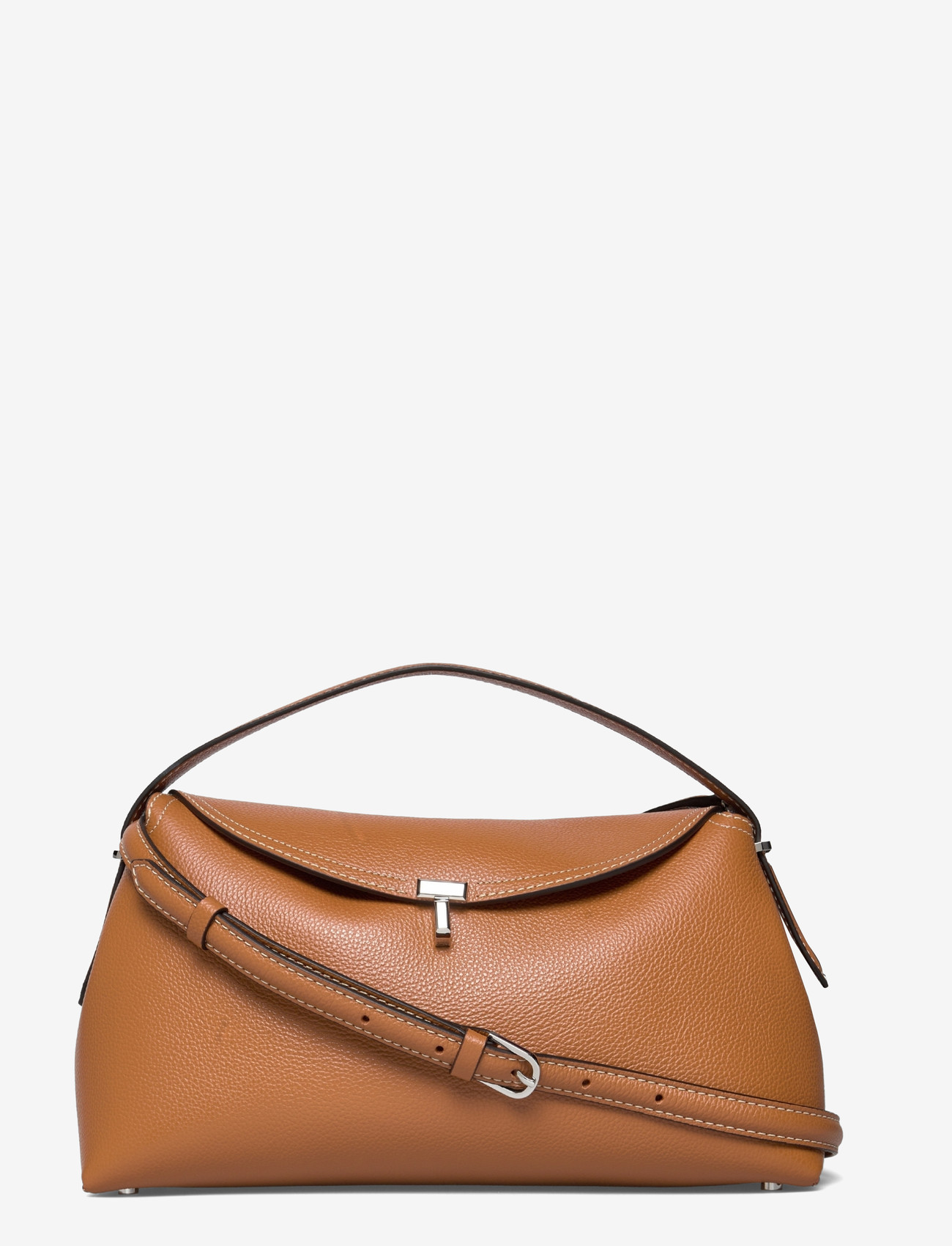 TOTEME - Tote Bag T-Lock Medium - handbags - brown - 0