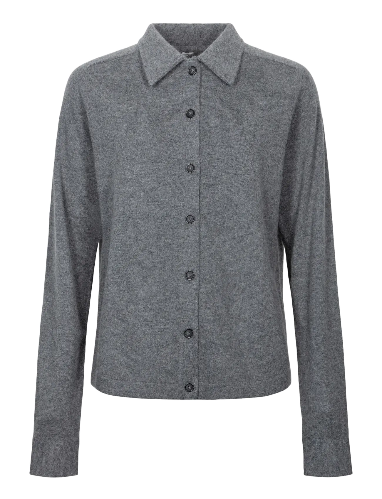 TOTEME Raglan Sleeve Cashmere Cardigan - Strik - GREY / grey