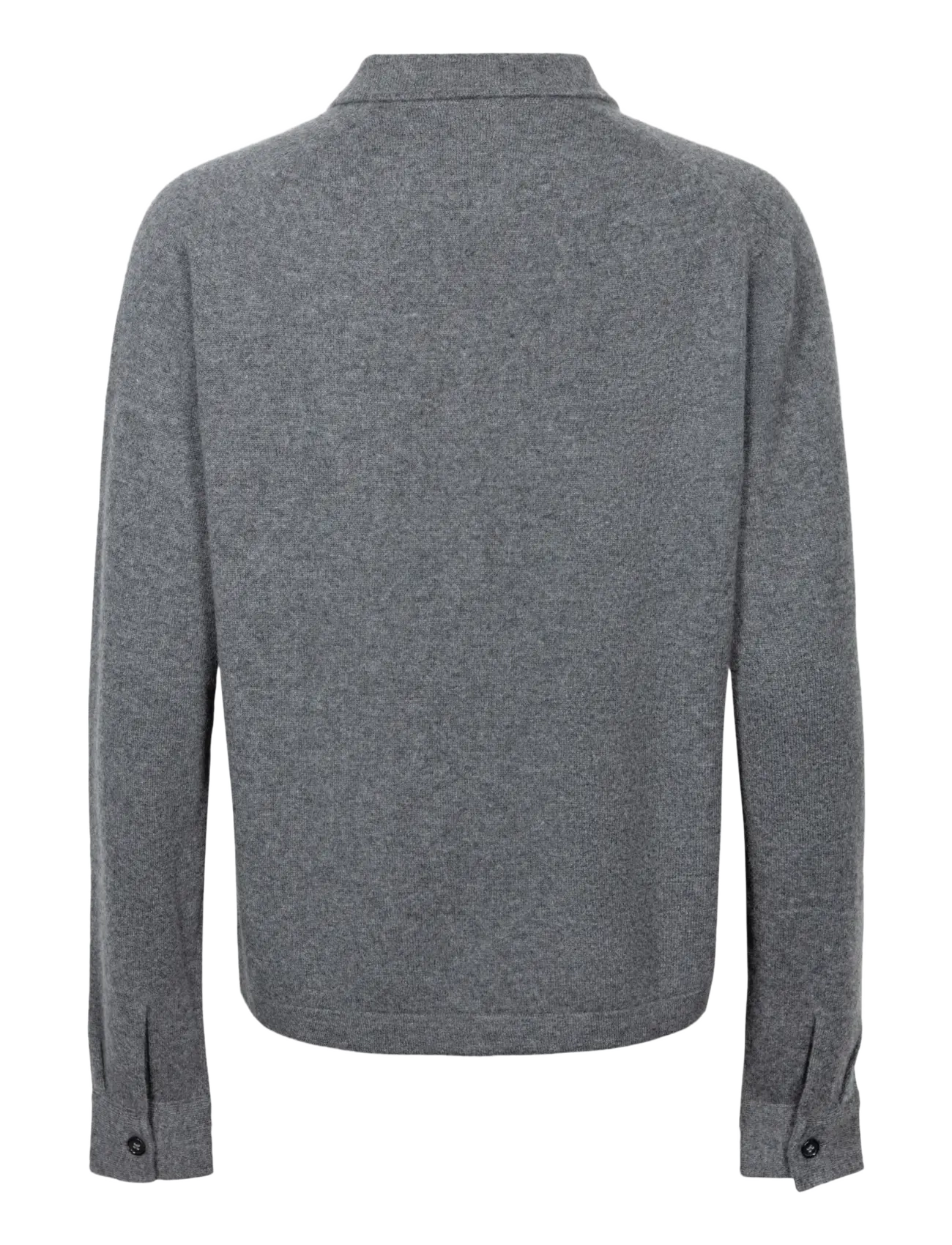 TOTEME - Raglan Sleeve Cashmere Cardigan - grey - 1
