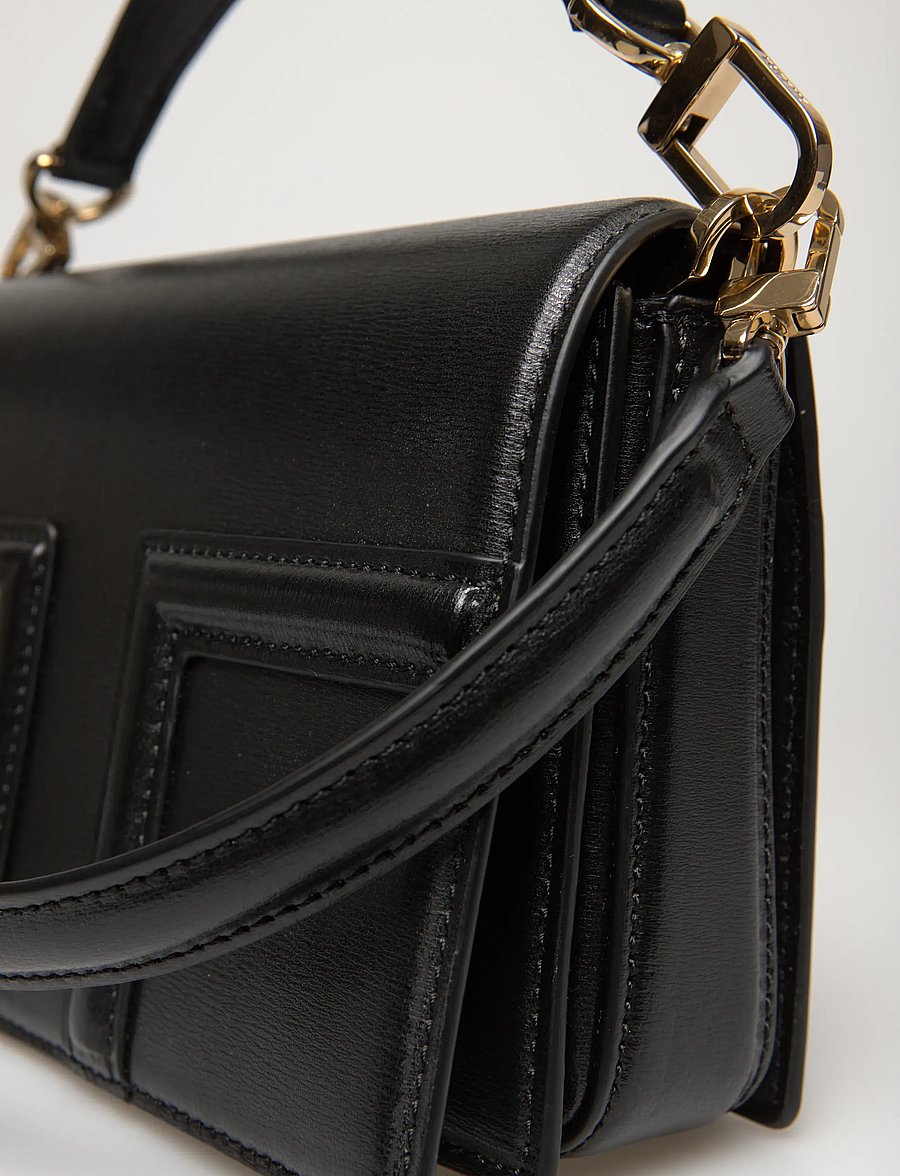 TOTEME - T-Flap mini handbag - crossbody bags - black - 4