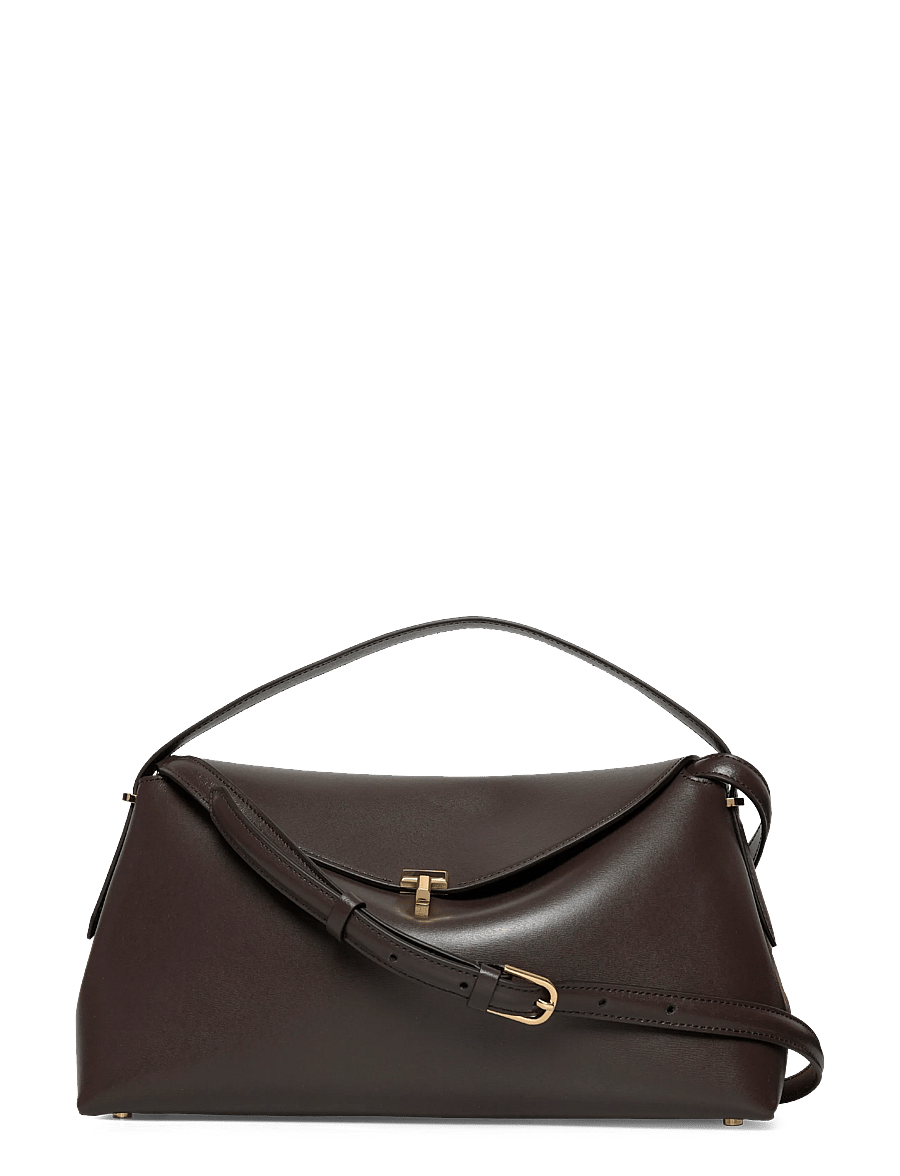 TOTEME - T-Lock Shoulder Bag - brown - 0