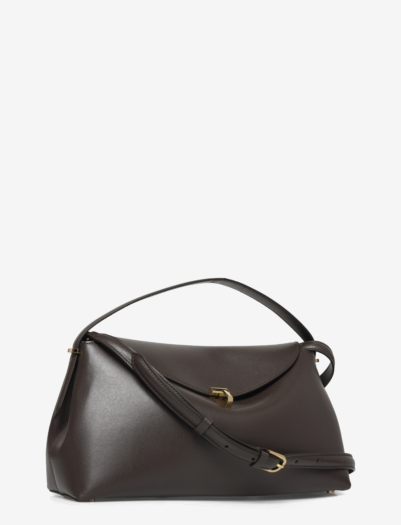 TOTEME - T-Lock Shoulder Bag - käekotid - brown - 2