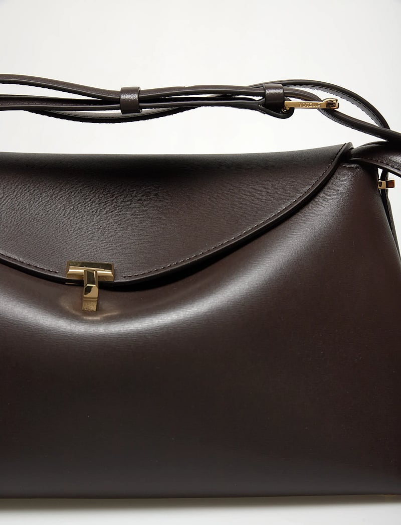 TOTEME - T-Lock Shoulder Bag - käekotid - brown - 4