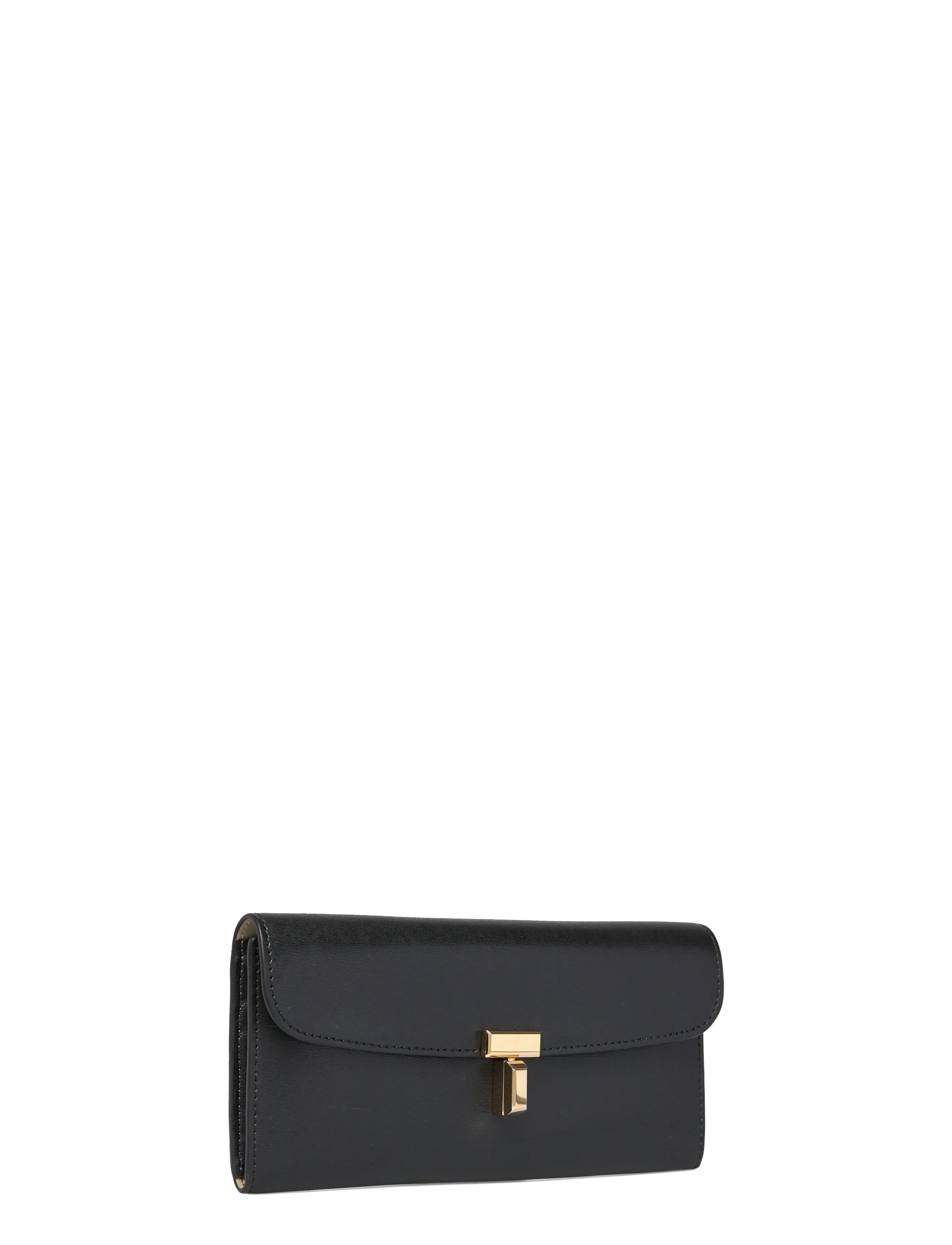 TOTEME - T Lock Fold-Over Wallet - punge - black - 2