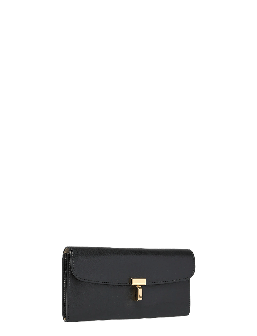 TOTEME - T Lock Fold-Over Wallet - punge - black - 2