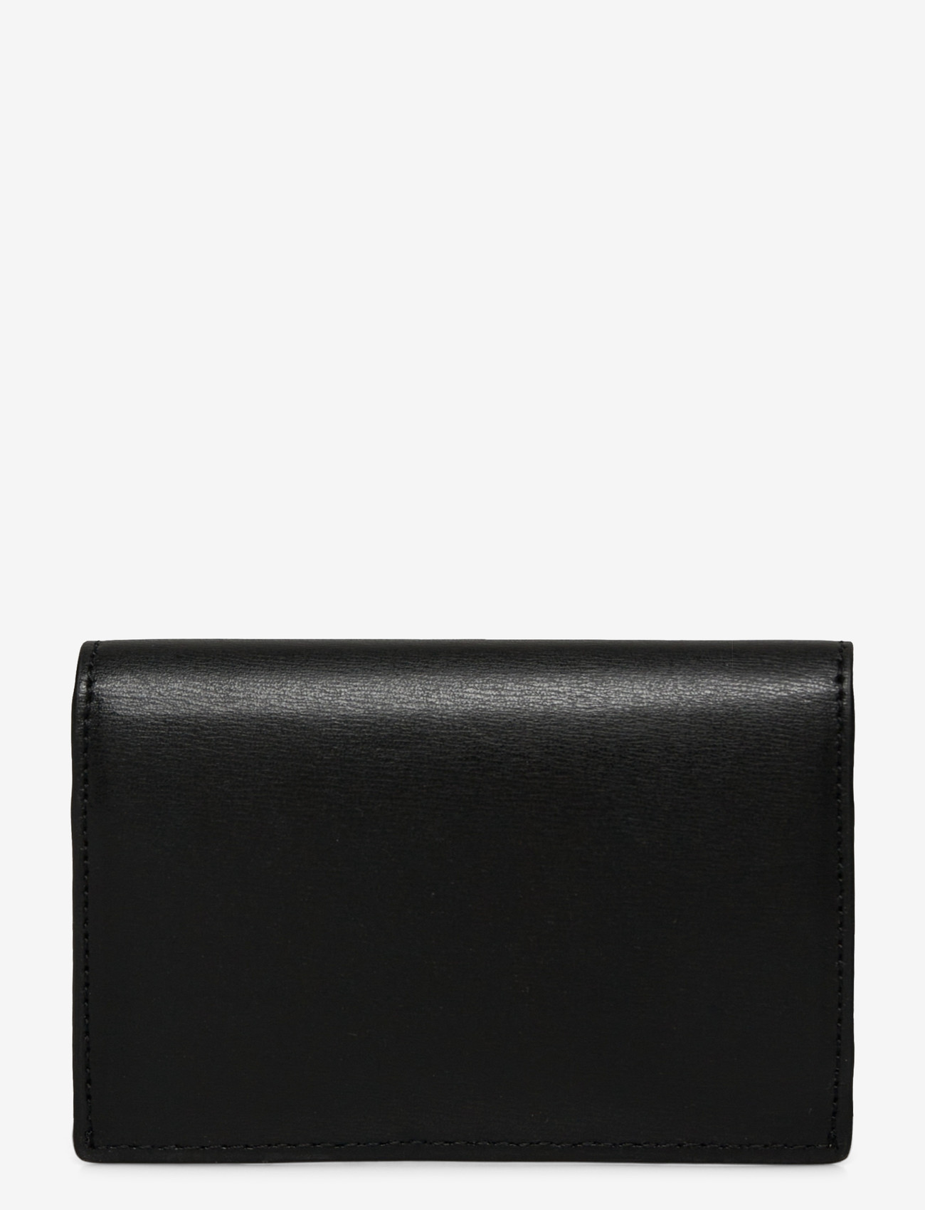 TOTEME - T-Lock leather wallet - etui na karty kredytowe - black - 1