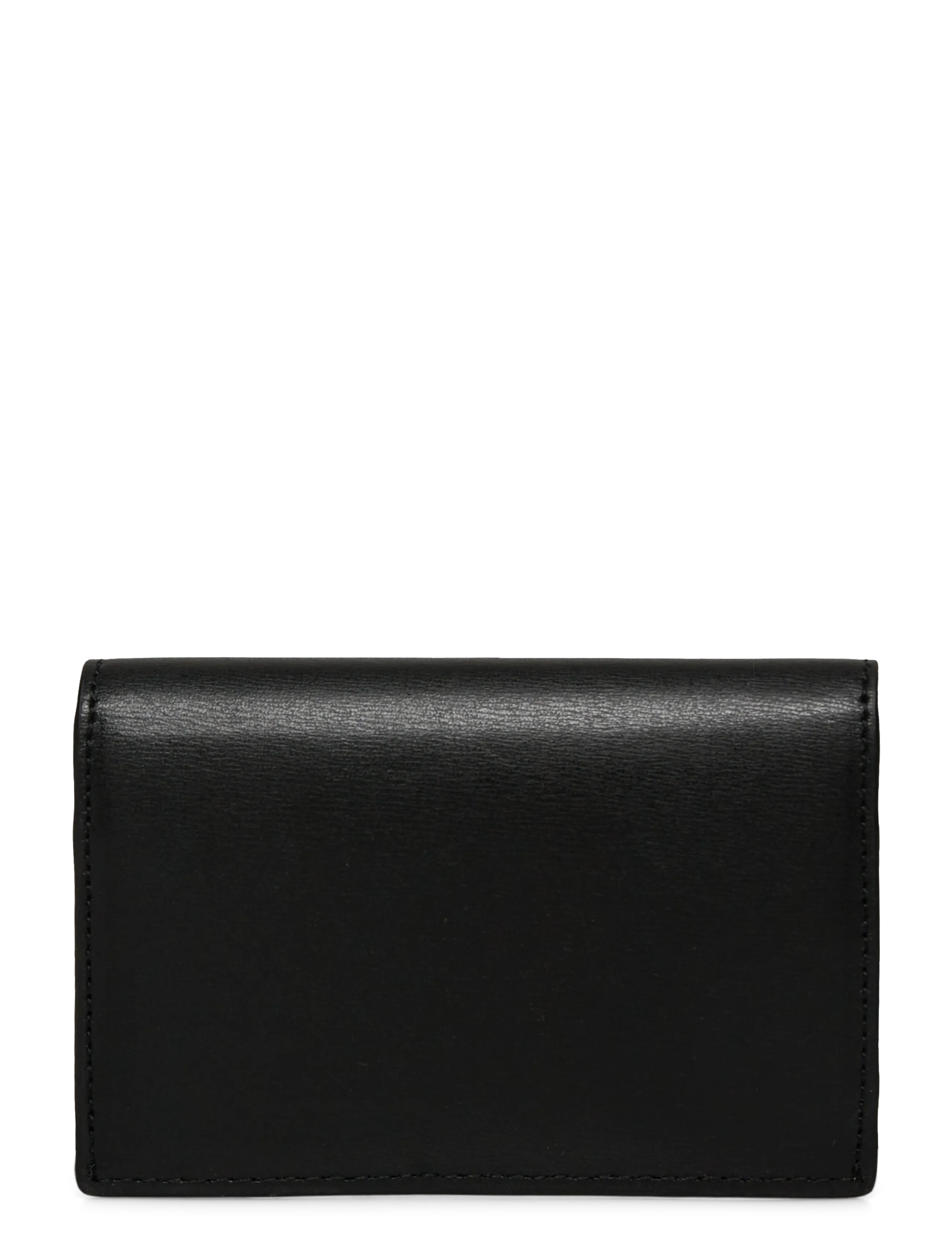 TOTEME - T-Lock leather wallet - kartenetuis - black - 1