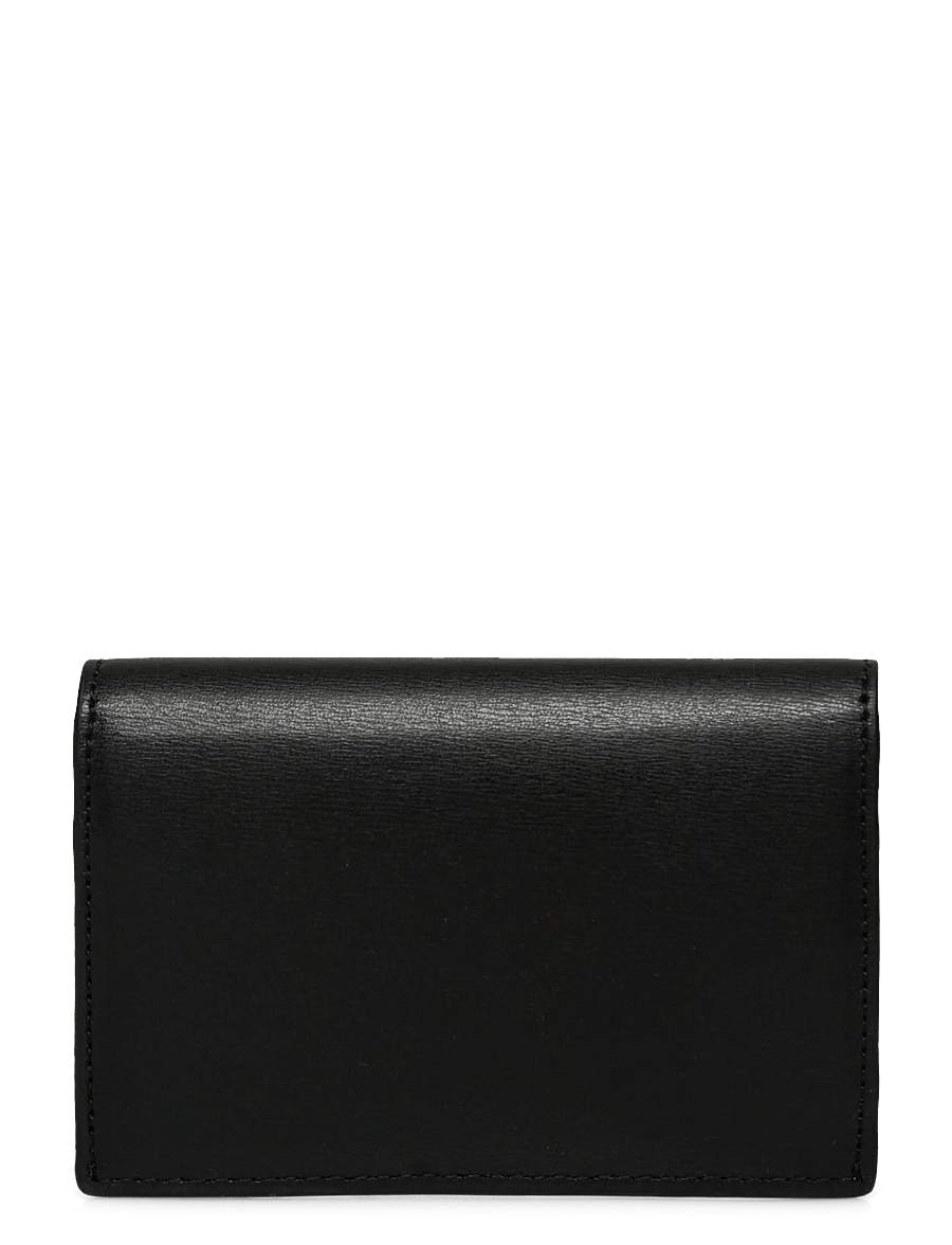 TOTEME - T-Lock leather wallet - kartenetuis - black - 1
