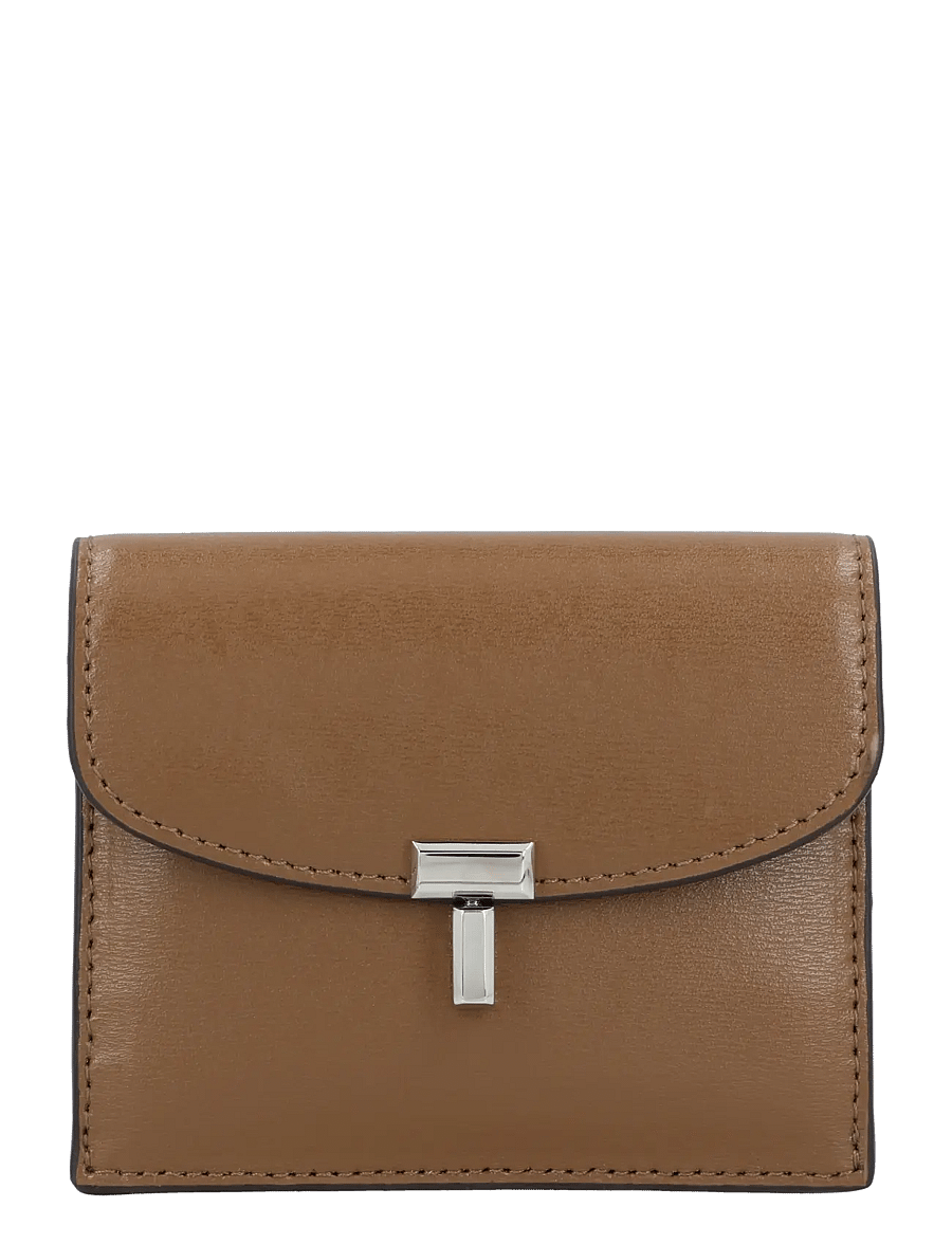 TOTEME - T Lock Card Holder - kartenetuis - brown - 0