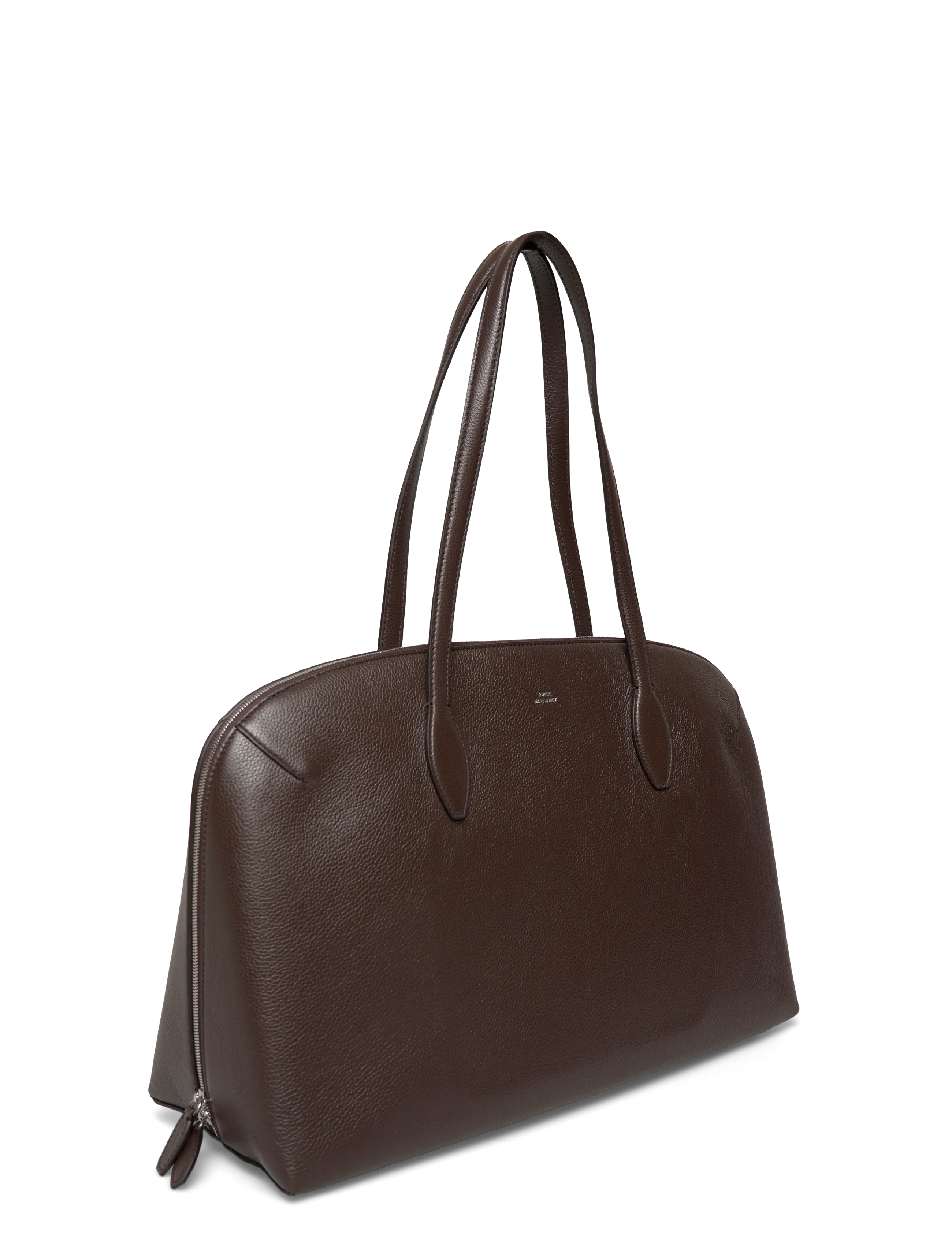 TOTEME - Suede Handbag with engraved logo - besondere anlässe - dark chocolate - 2