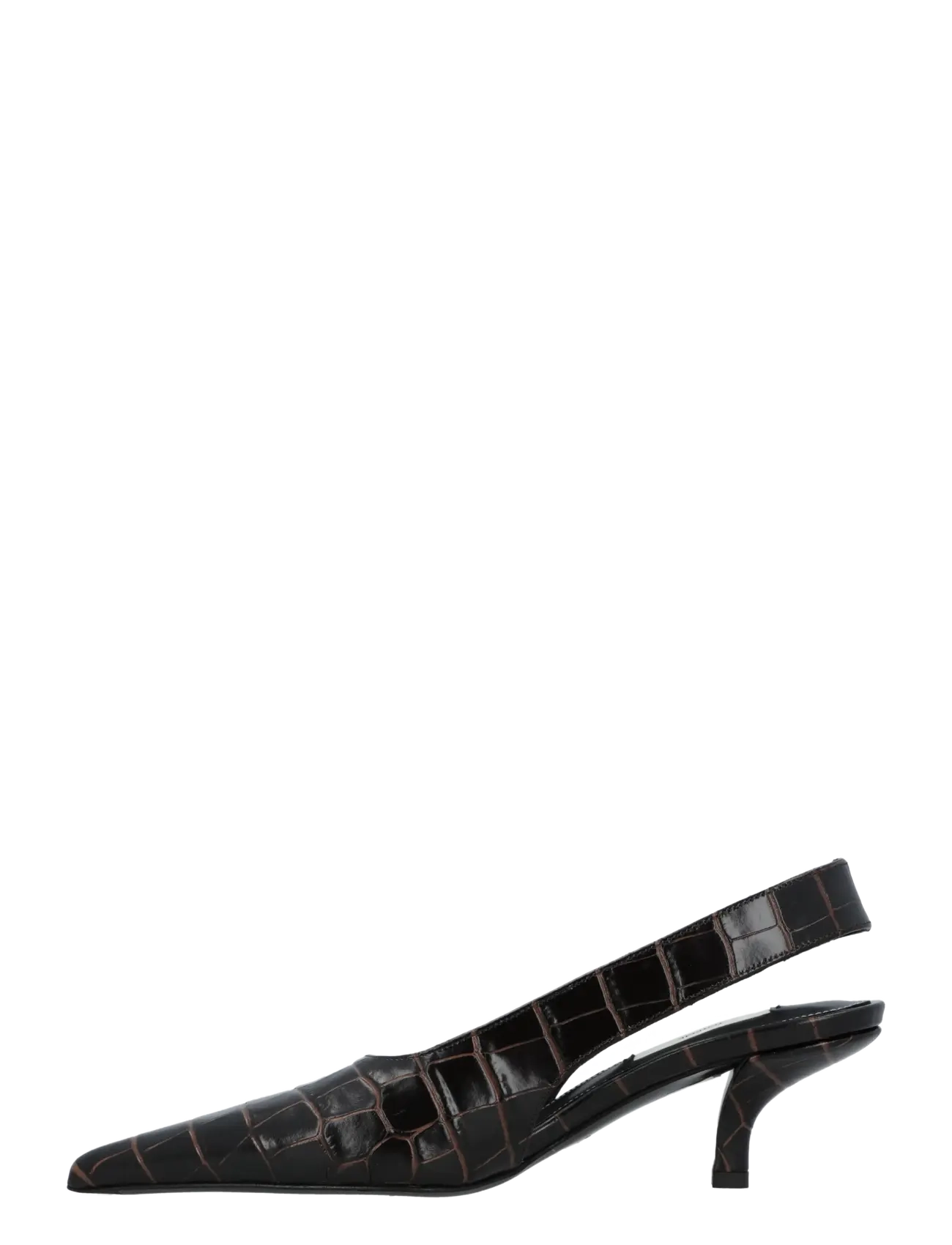 TOTEME - Classic Croco Slingb - heeled slingbacks - brown - 1