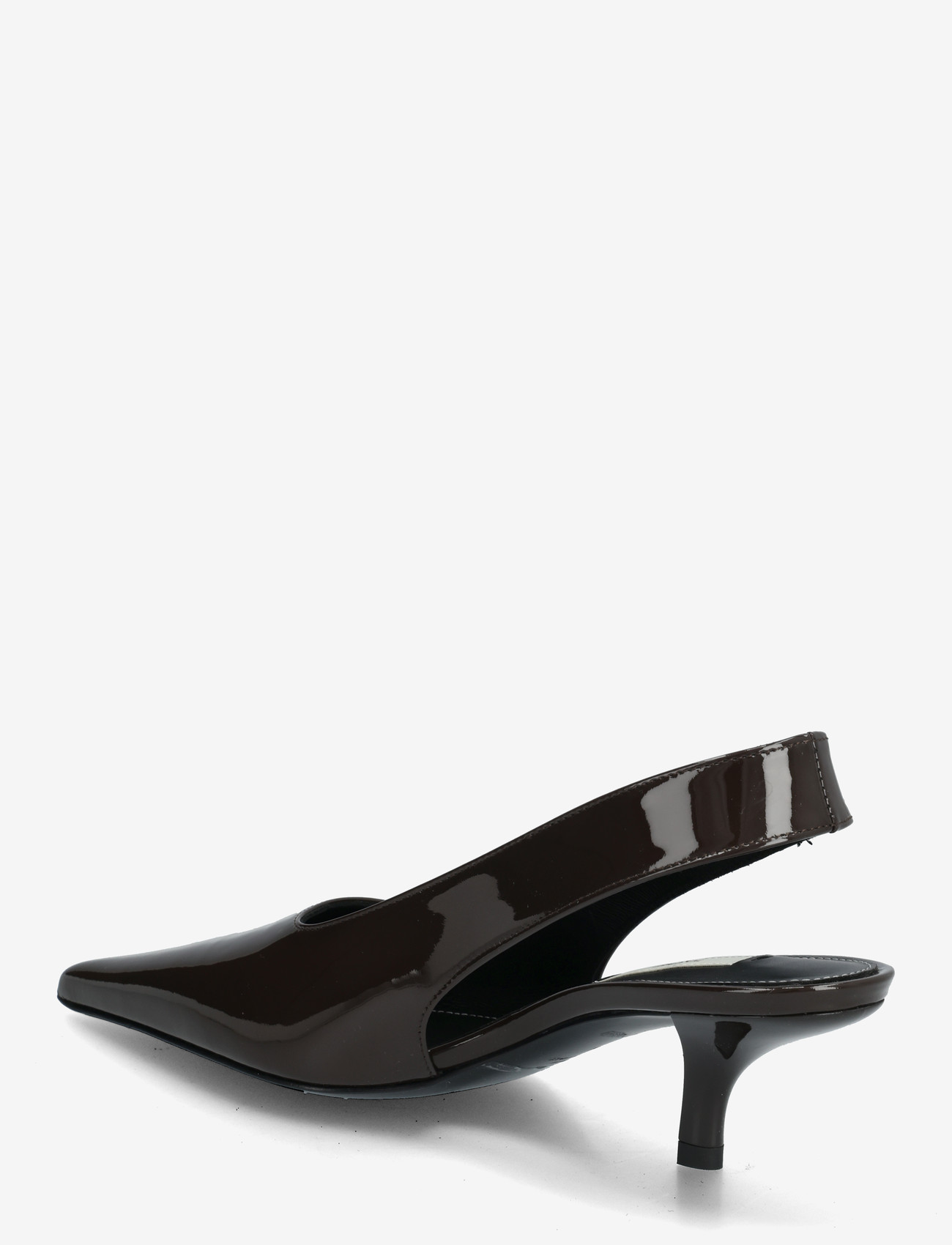 TOTEME - Patent-leather slingback pumps - kontsaga slingback-kingad - brown - 2