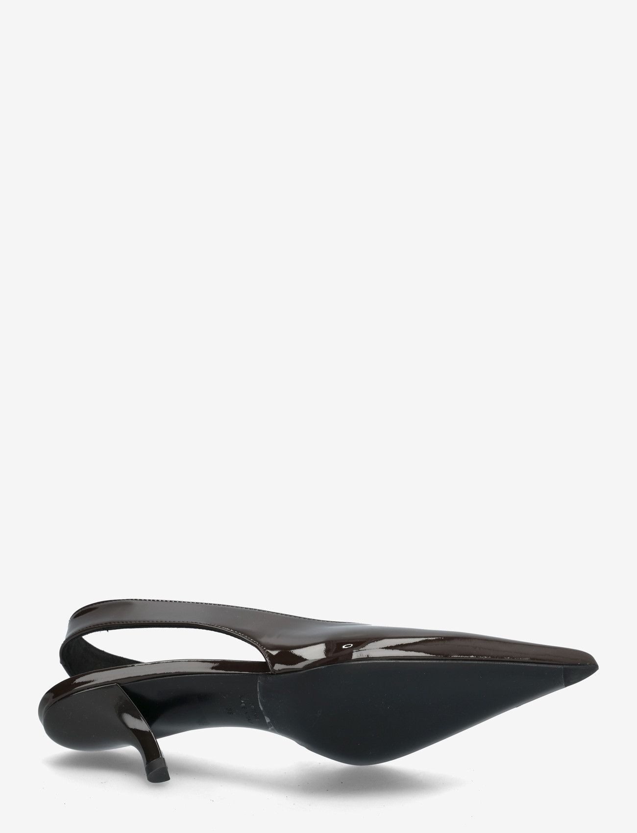 TOTEME - Patent-leather slingback pumps - kontsaga slingback-kingad - brown - 4