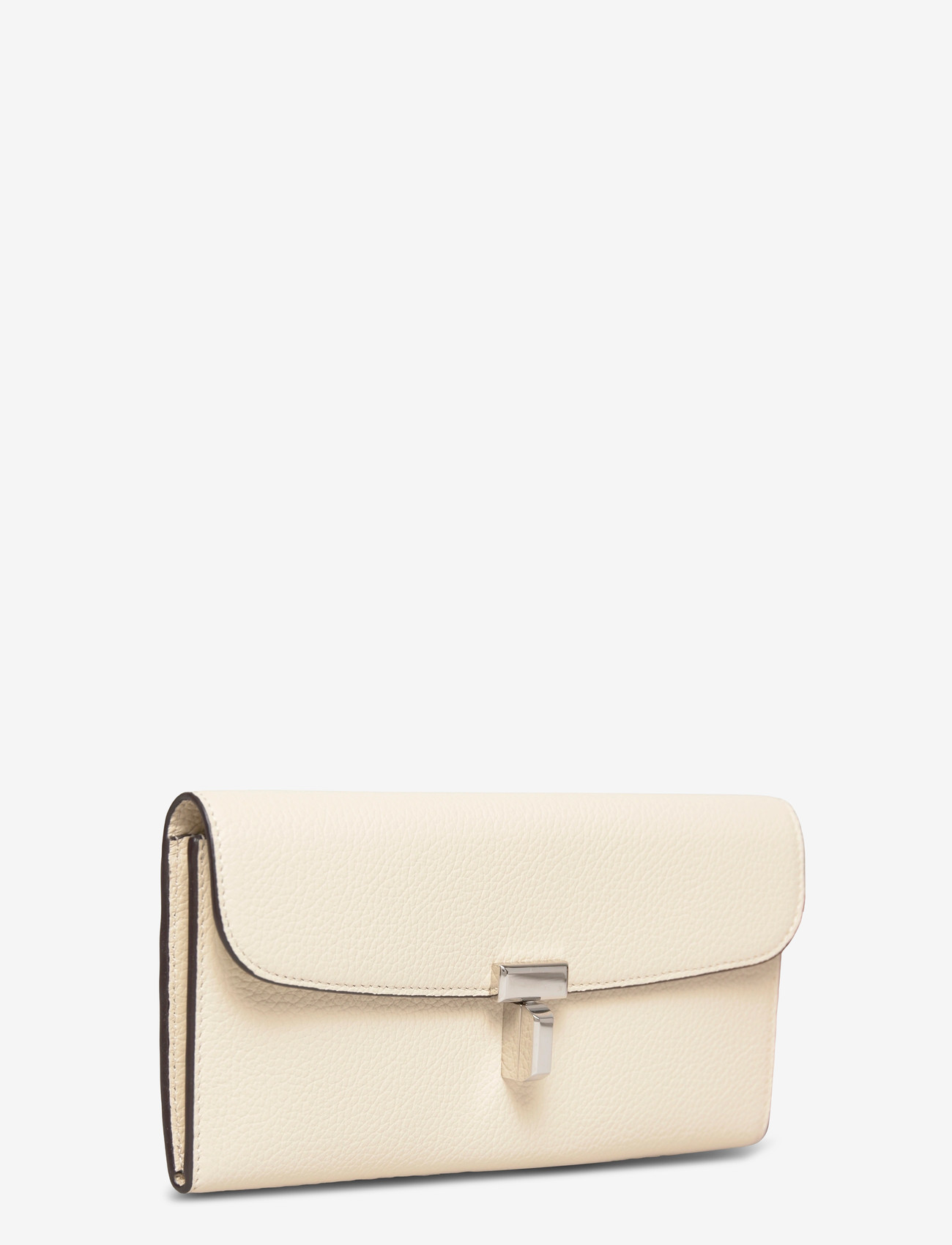 TOTEME - Leather T-Lock Wallet - punge - white - 2