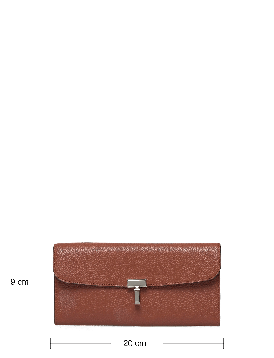TOTEME - Siena T-Lock Wallet - wallets - orange - 3