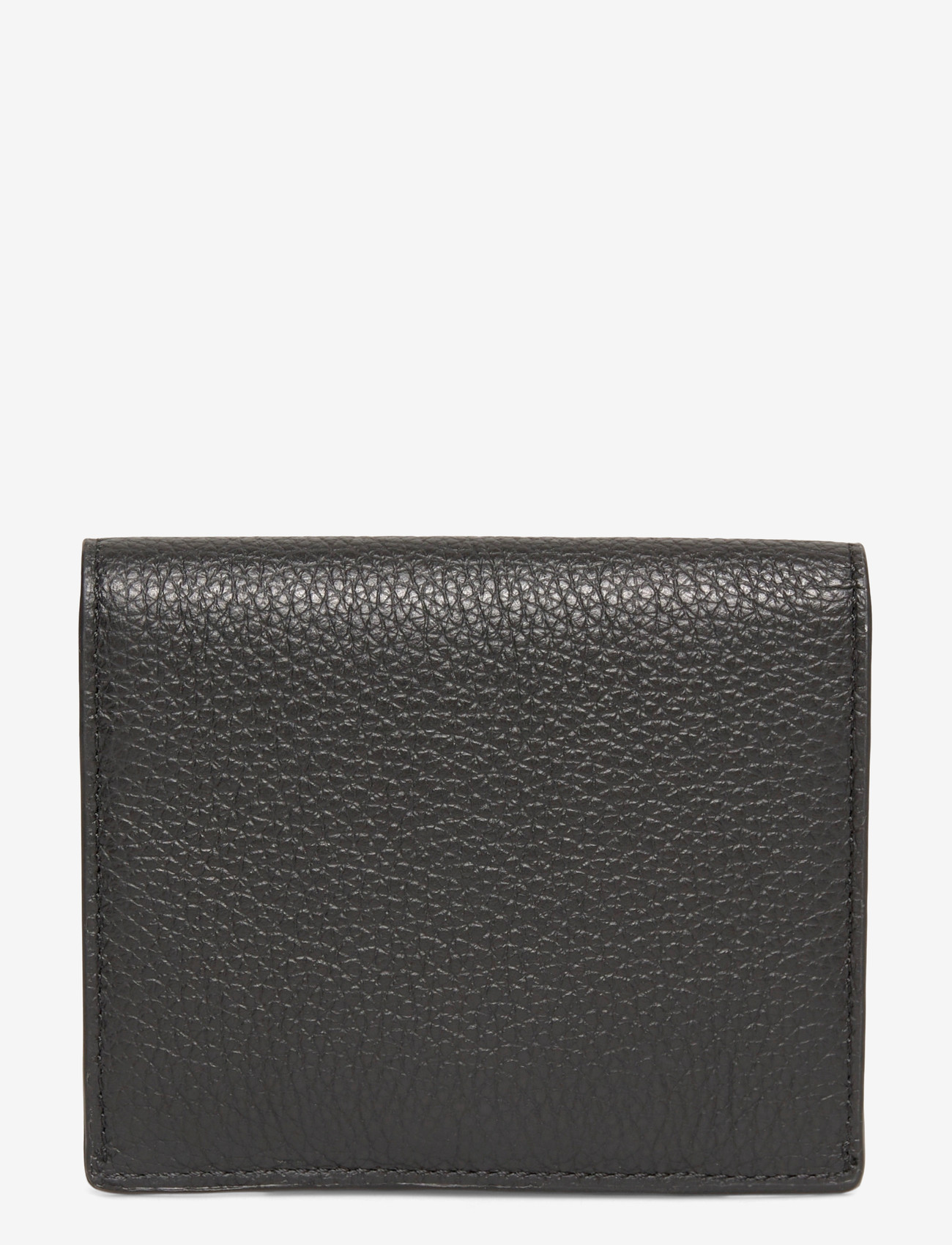 TOTEME - T-Lock leather wallet - plånböcker - black - 1