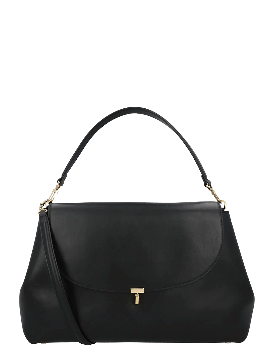 TOTEME - T Lock Satchel Bag - særlige begivenheder - black - 0