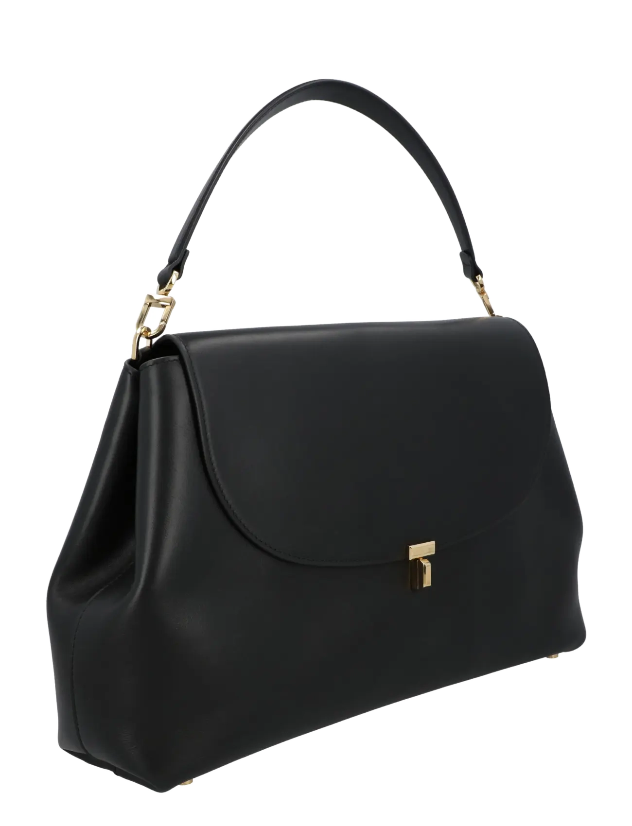 TOTEME - T Lock Satchel Bag - særlige begivenheder - black - 2