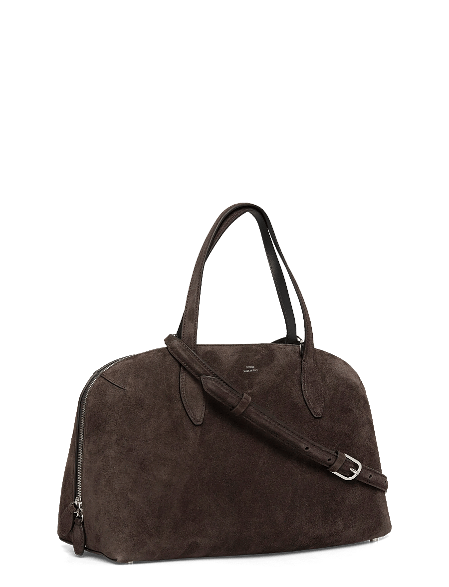 TOTEME - Medium Suede Day Tote - tote bags - brown - 2