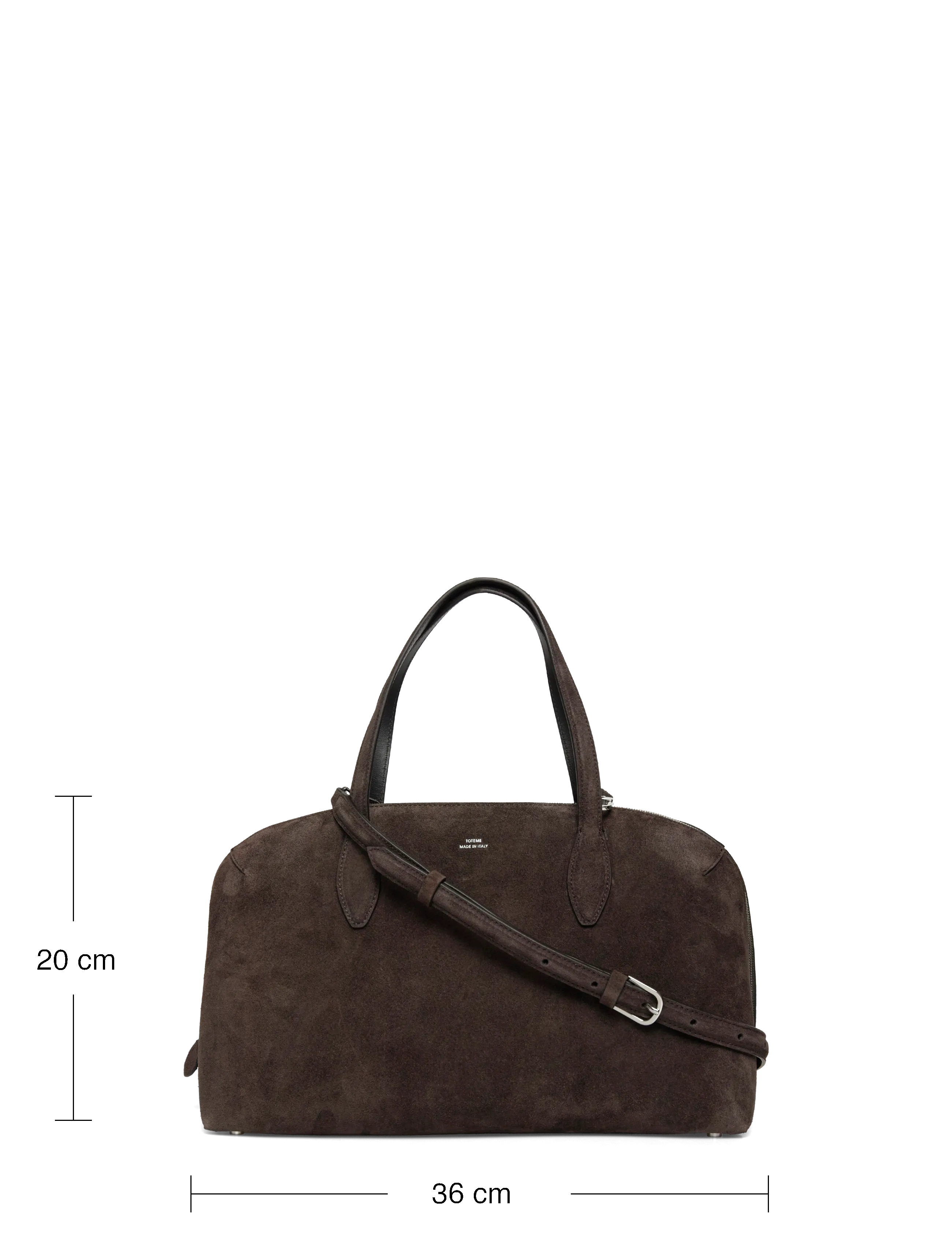 TOTEME - Medium Suede Day Tote - tote bags - brown - 3