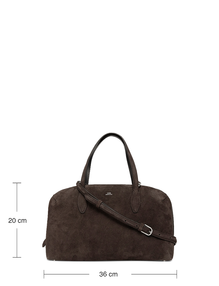 TOTEME - Medium Suede Day Tote - tote bags - brown - 3