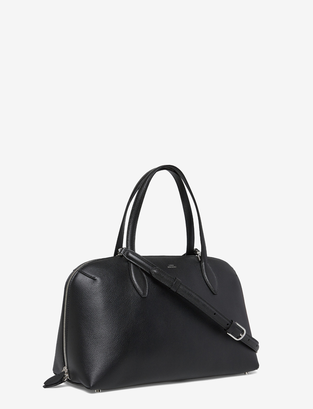 Toteme - Medium Grained-Leather Day Tote - fashion trends - black - 2