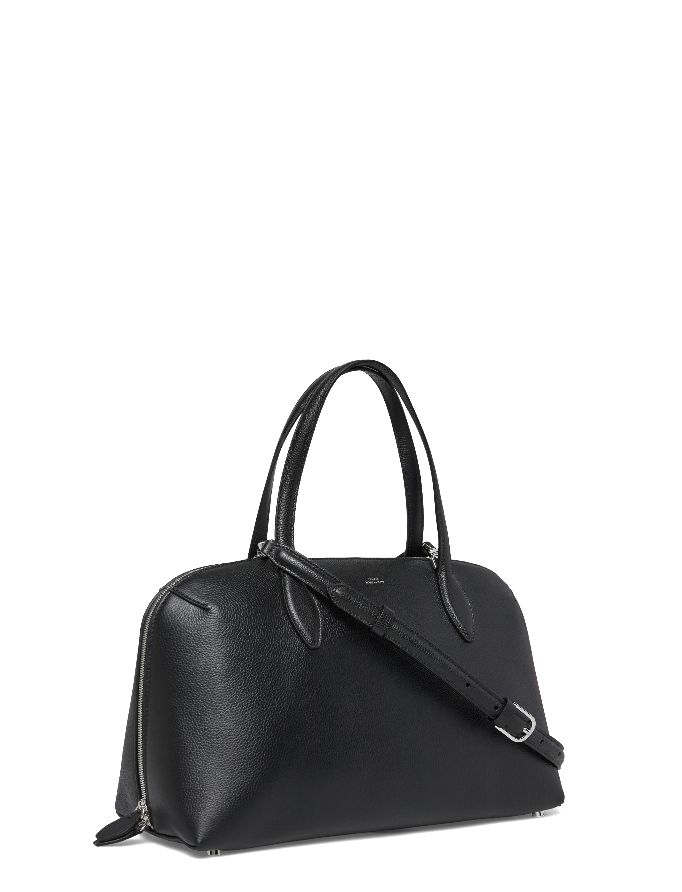 TOTEME - Medium Grained-Leather Day Tote - mode trends - black - 2