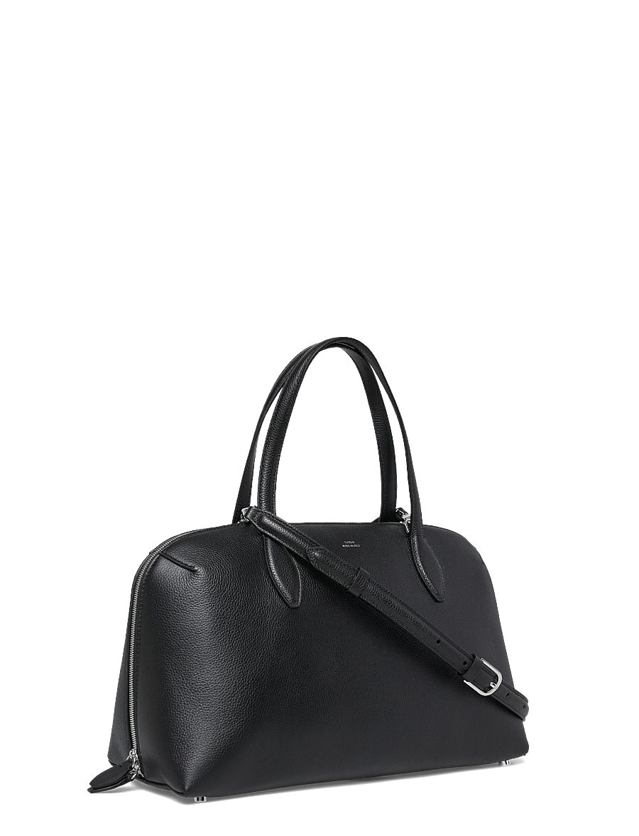 TOTEME - Medium Grained-Leather Day Tote - moetrendid - black - 2