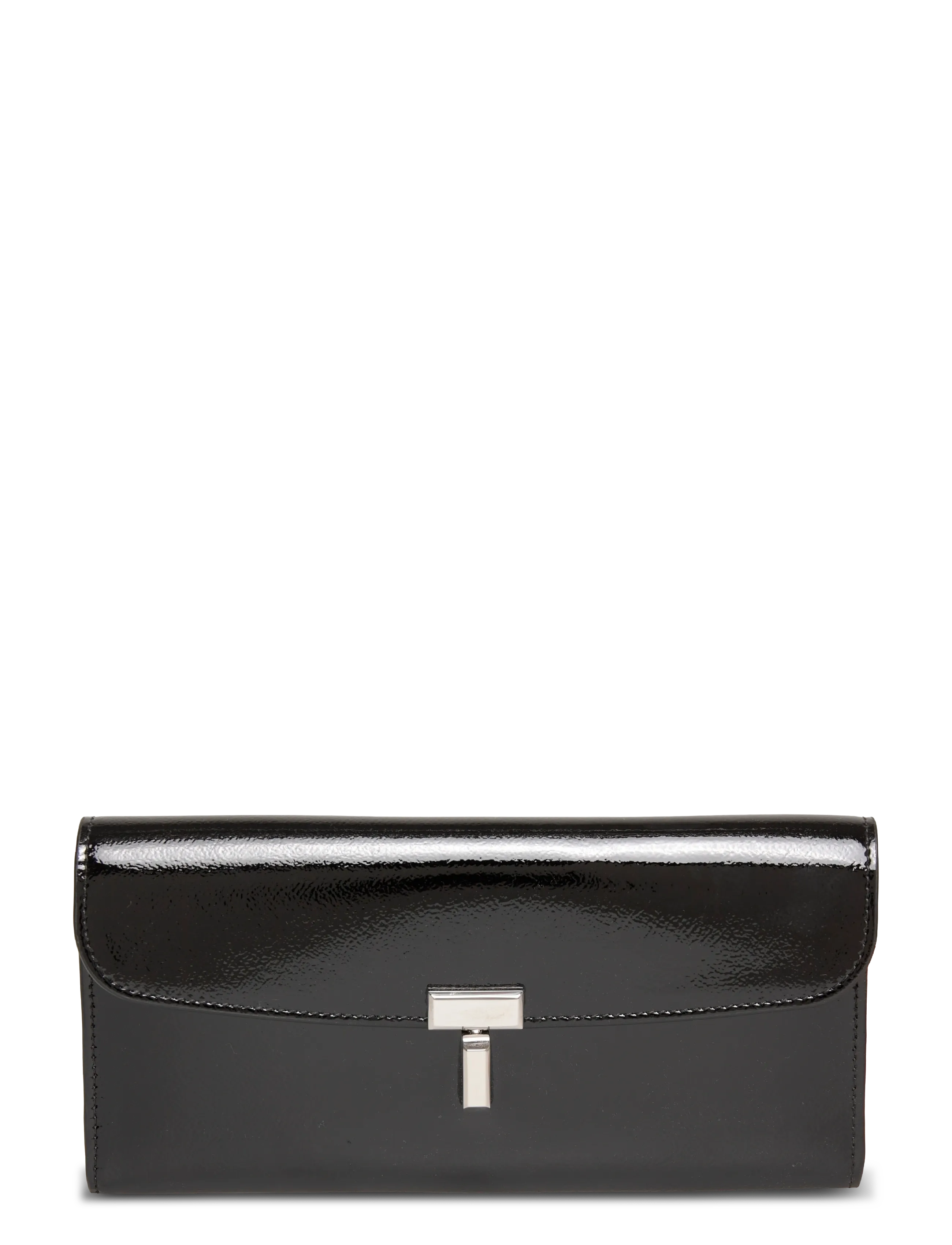 TOTEME T-Lock Leather Wallet, One Size, Card Holders & Wallets, Schwarz - Frauen
