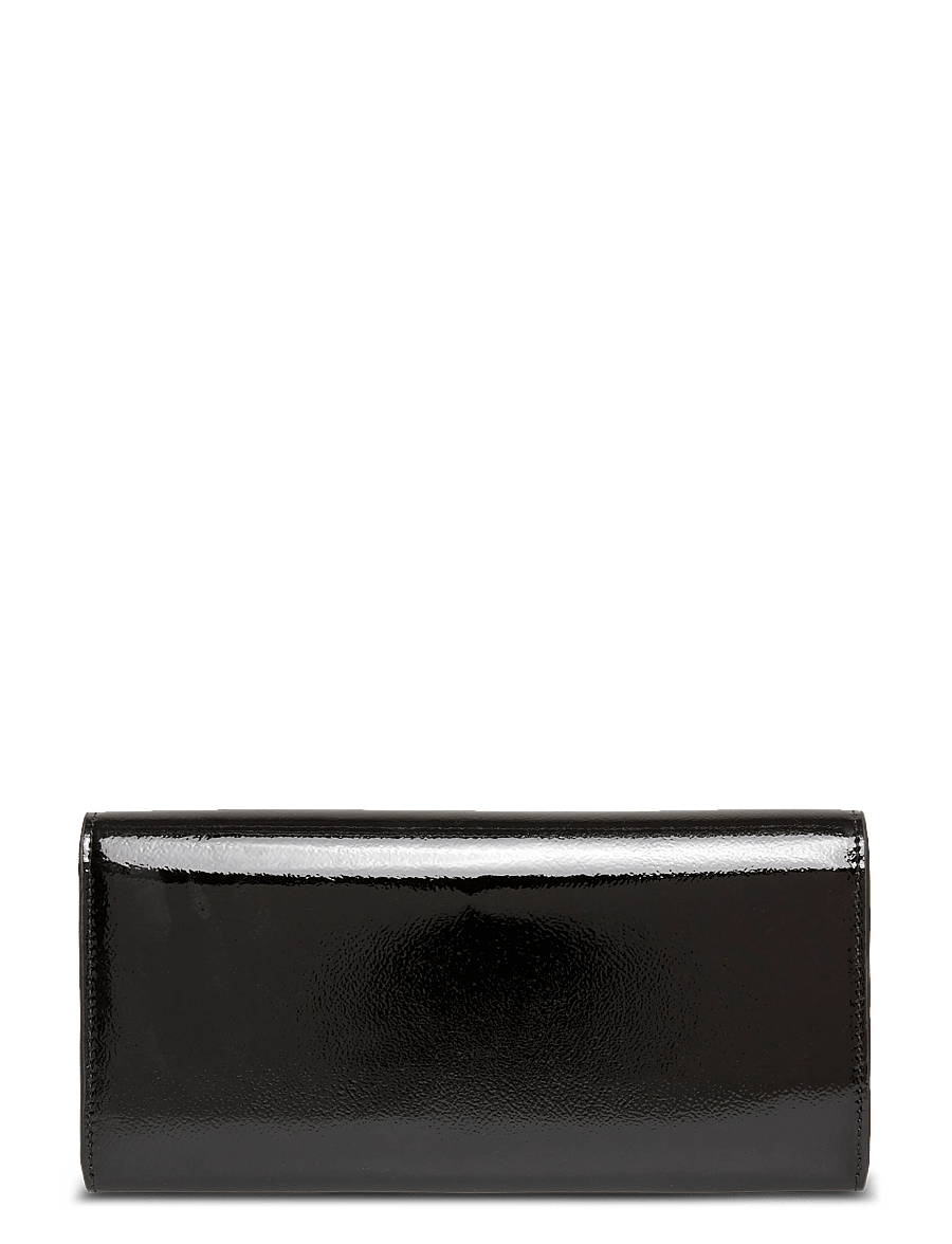 TOTEME - T-Lock leather wallet - wallets - black - 1