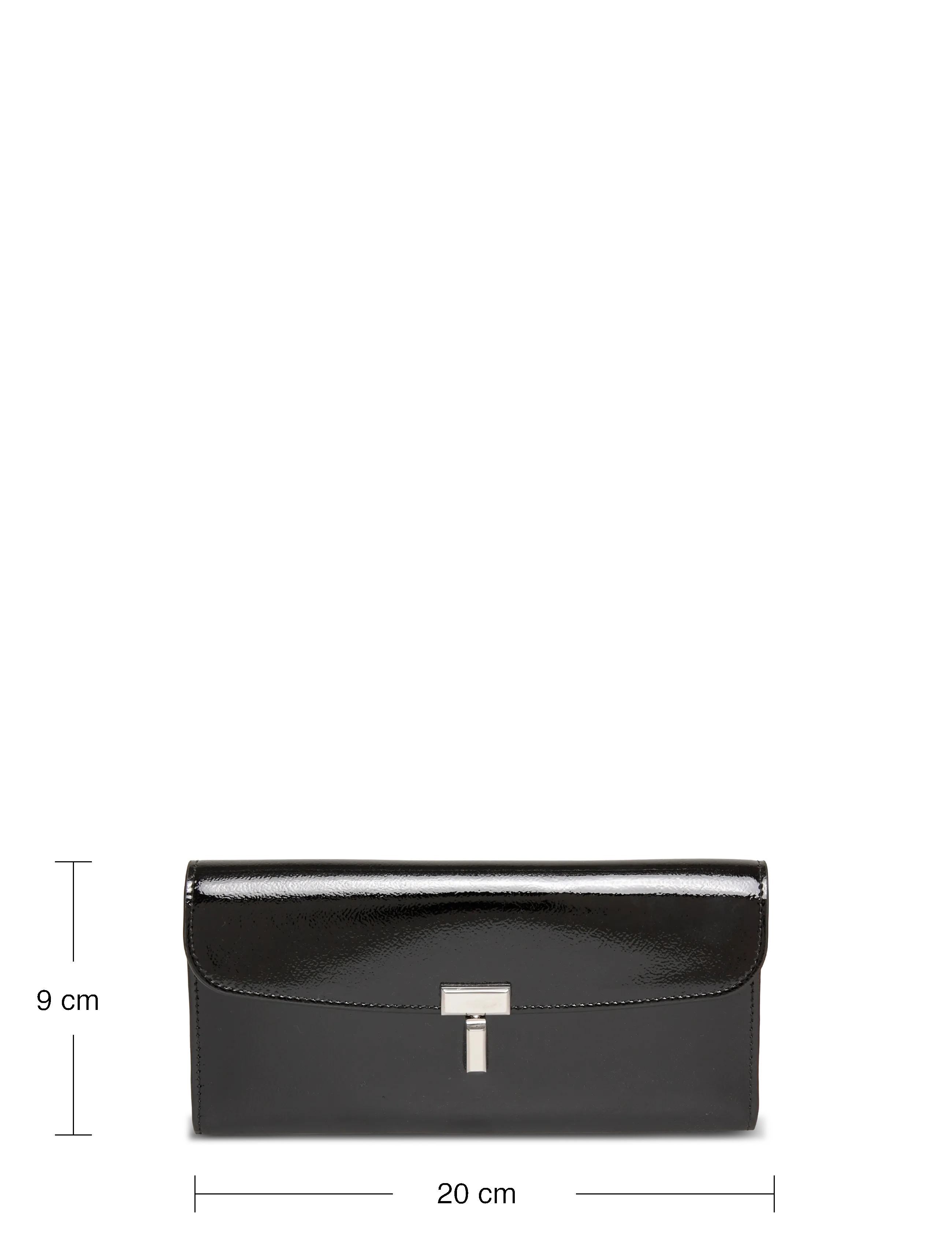 TOTEME - T-Lock leather wallet - wallets - black - 3