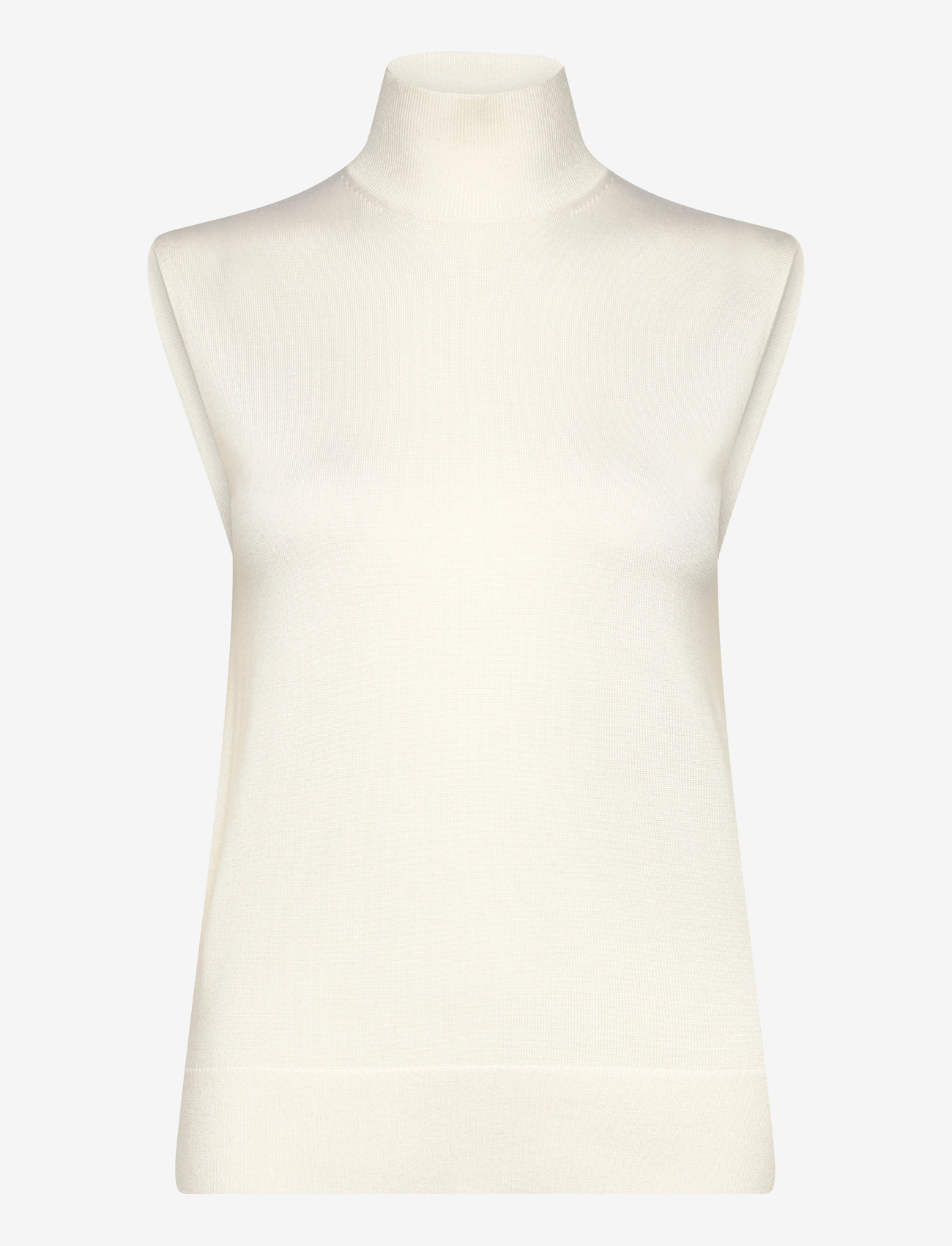 TOTEME - Sleeveless Turtleneck Top - turtlenecks - white - 0