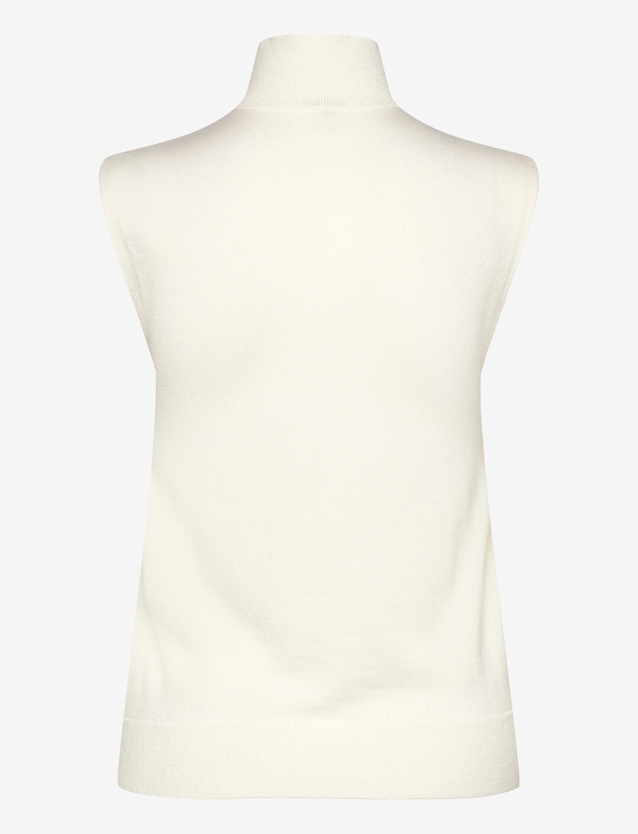 TOTEME - Sleeveless Turtleneck Top - turtlenecks - white - 1