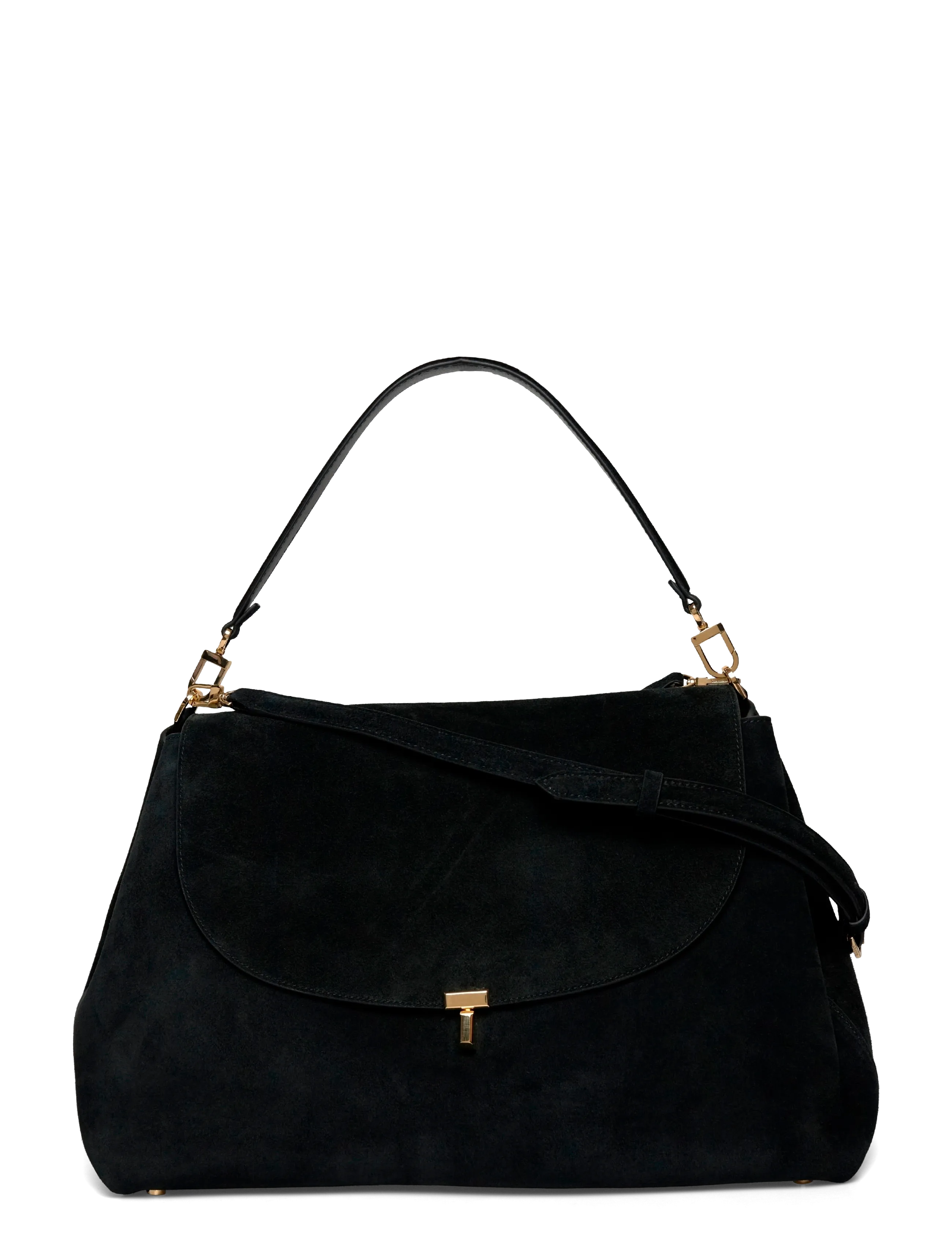 TOTEME - T-Lock Suede Shoulder Bag