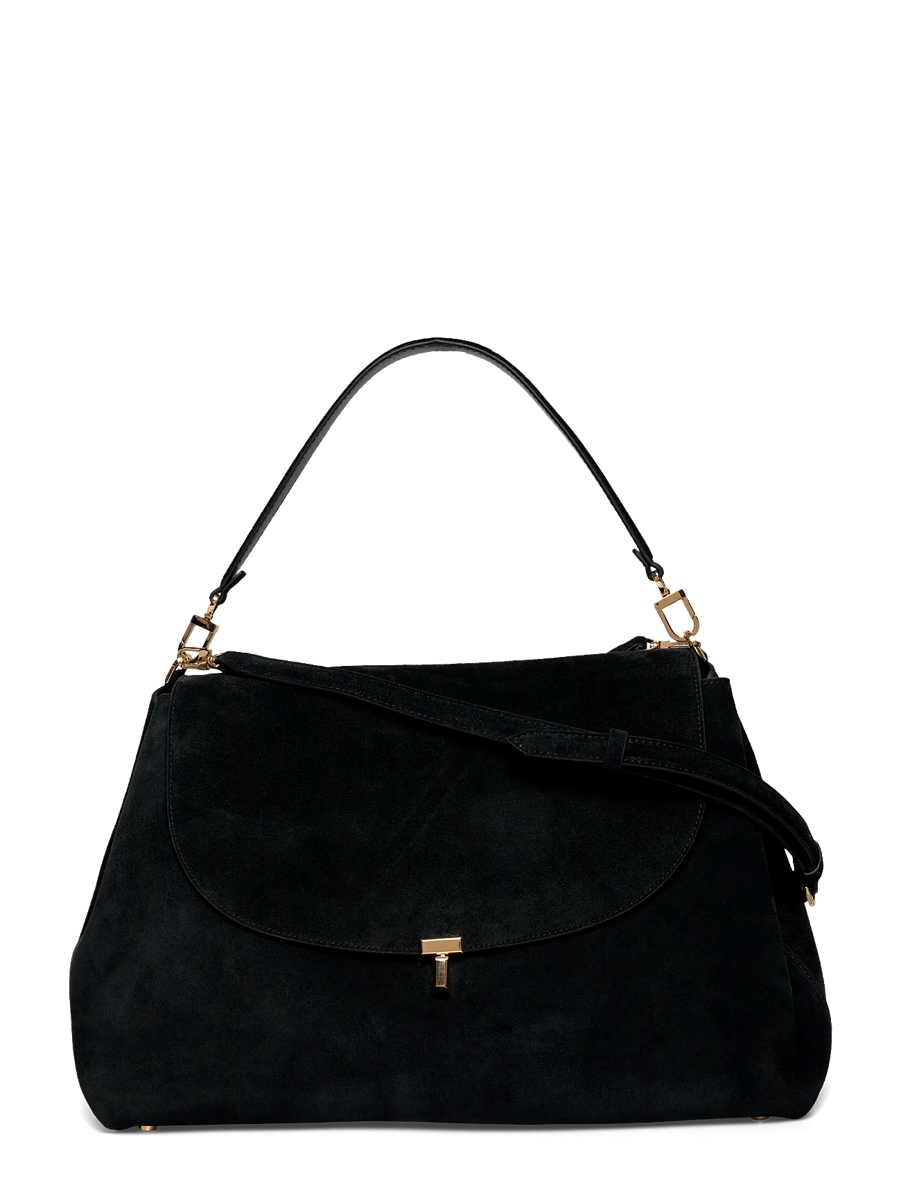 TOTEME - T-Lock Suede Shoulder Bag