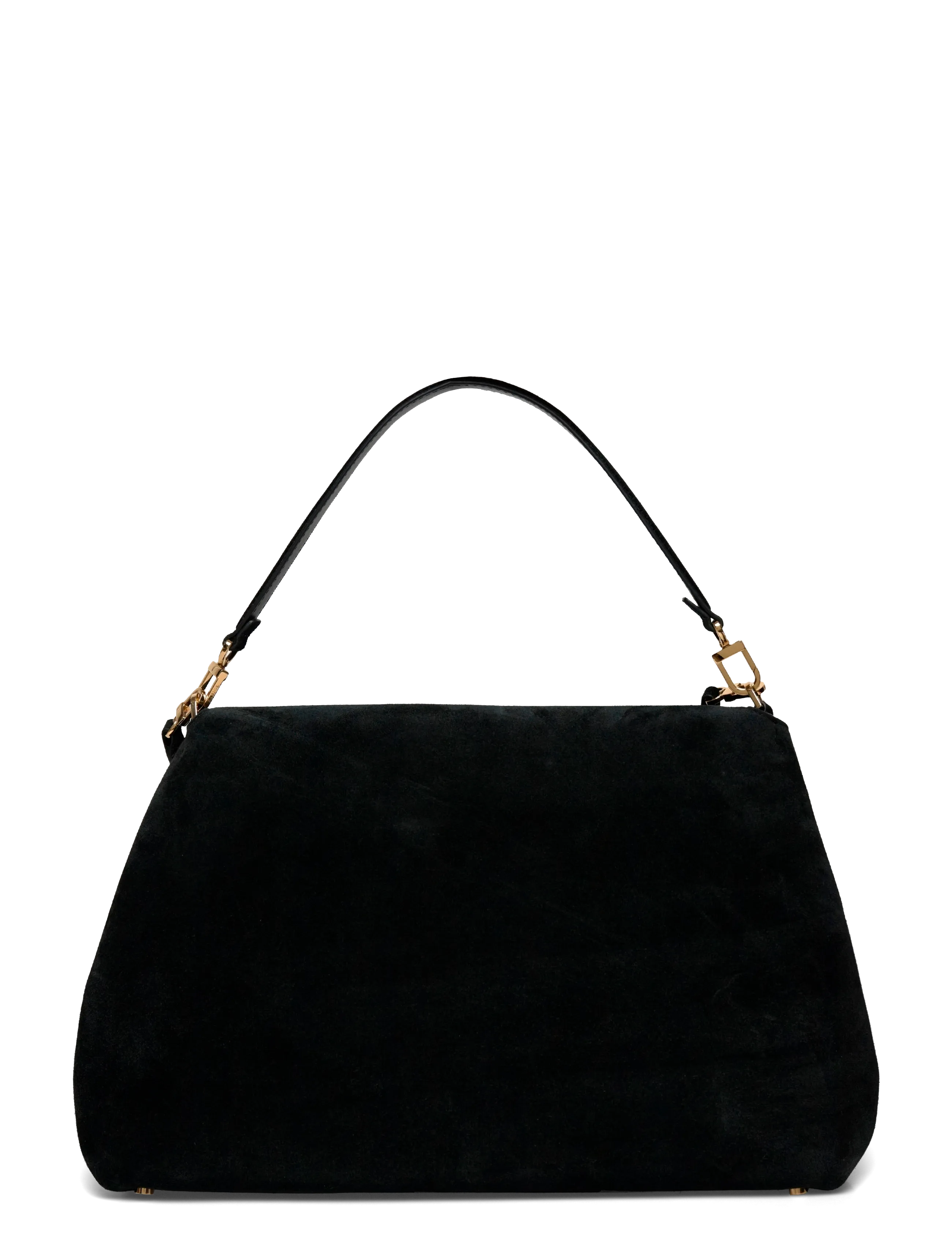 T-Lock Suede Shoulder Bag 2
