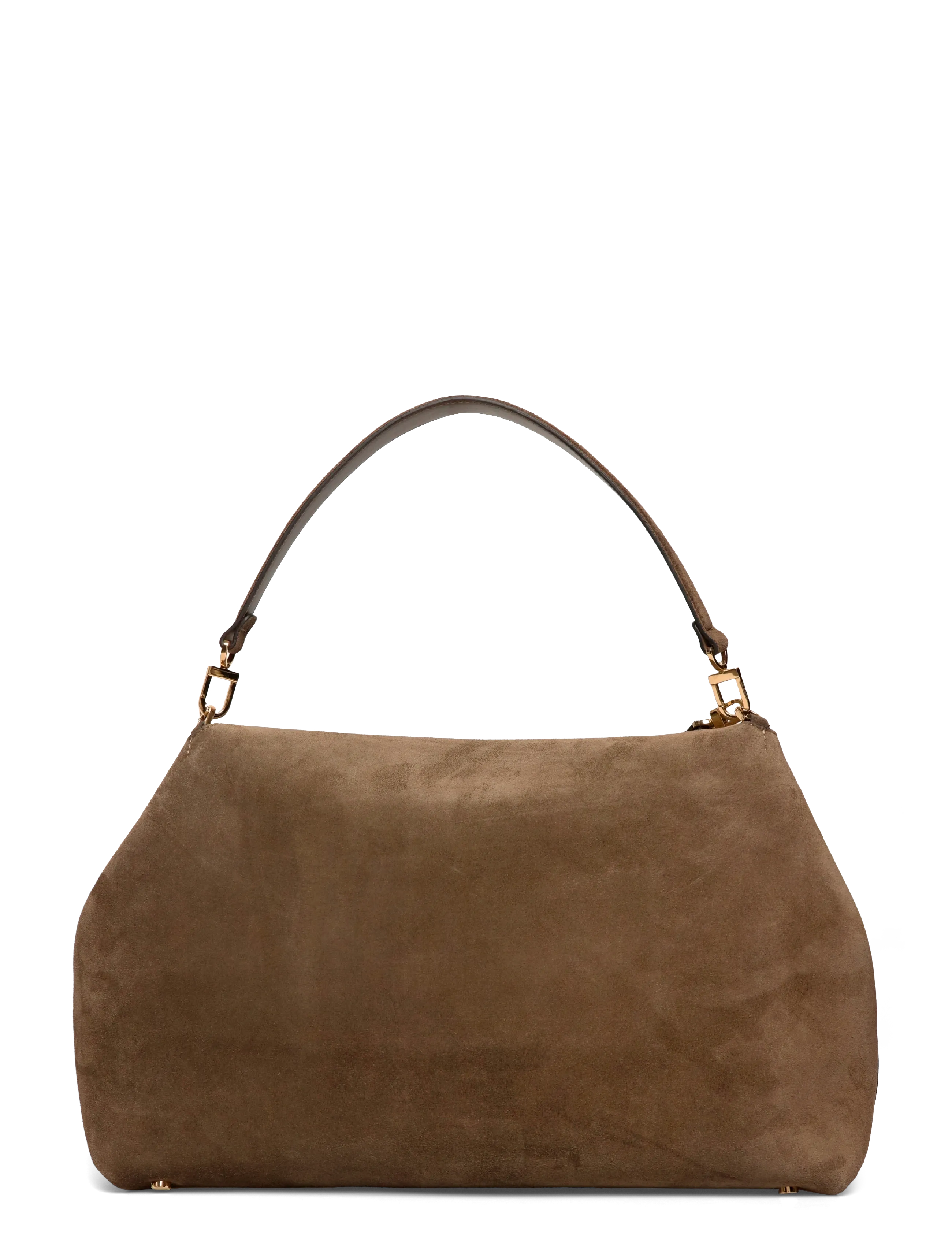 T-Lock Suede Shoulder Bag 2