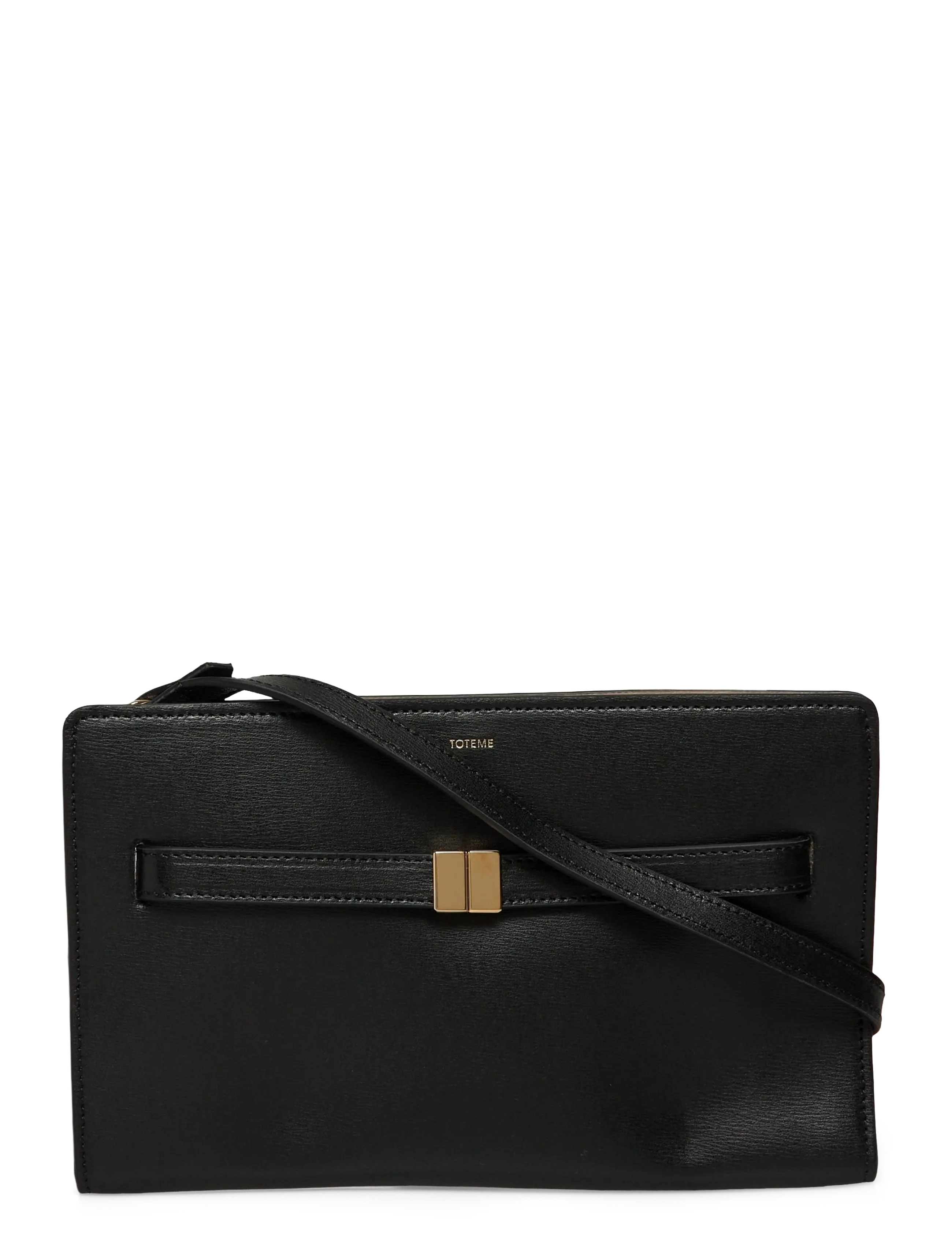 TOTEME Belted Crossbody Bag, One Size, Black, Designere > Crossbody-Tasker, Dame