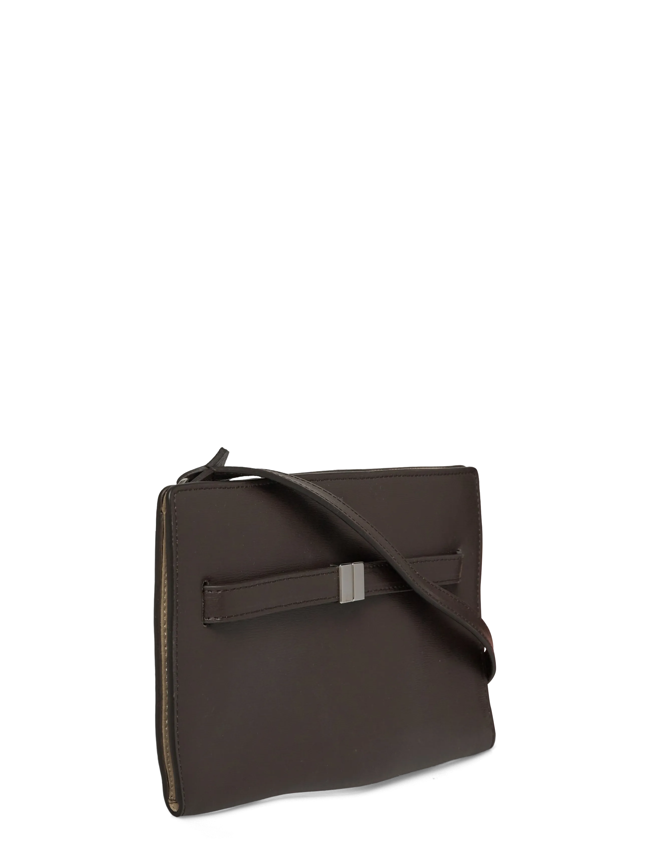 TOTEME - Belted Crossbody Bag - umhängetaschen - brown - 2