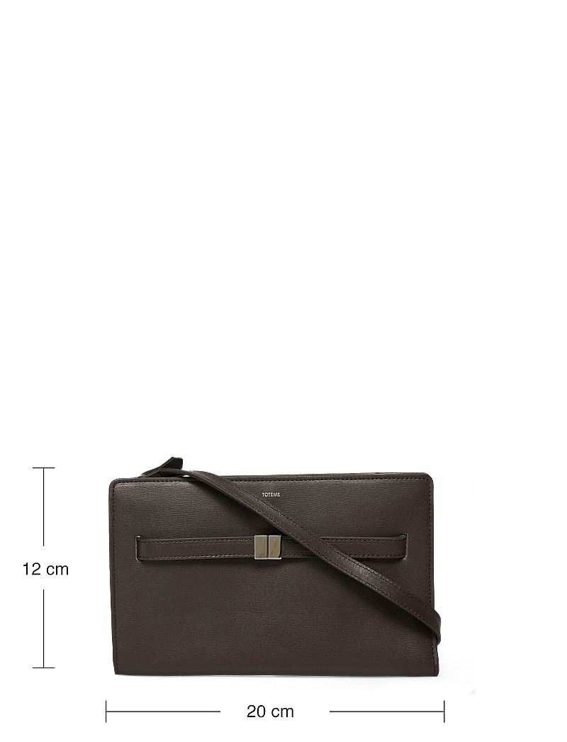 TOTEME - Belted Crossbody Bag - töskur með axlaról - brown - 3