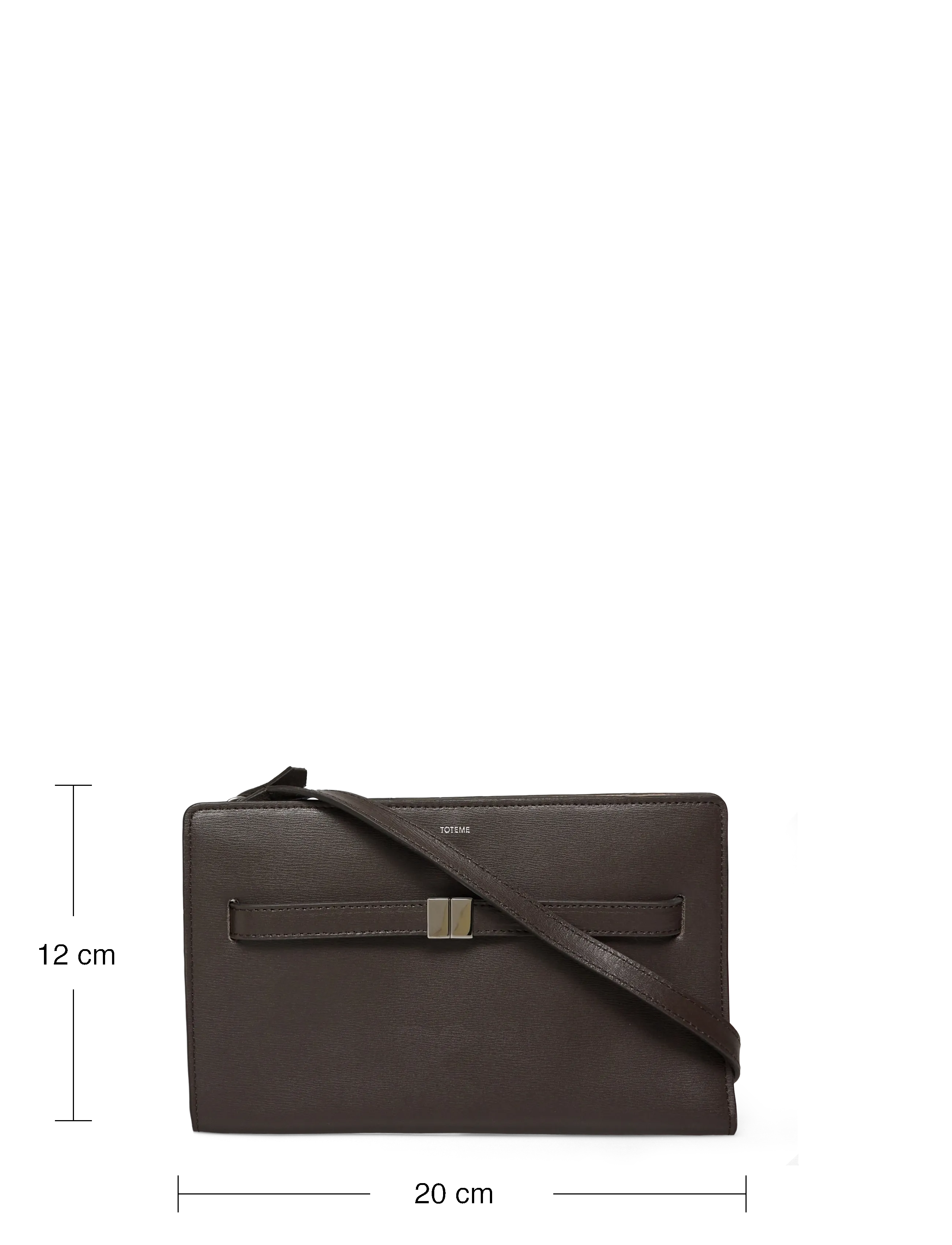TOTEME - Belted Crossbody Bag - umhängetaschen - brown - 3