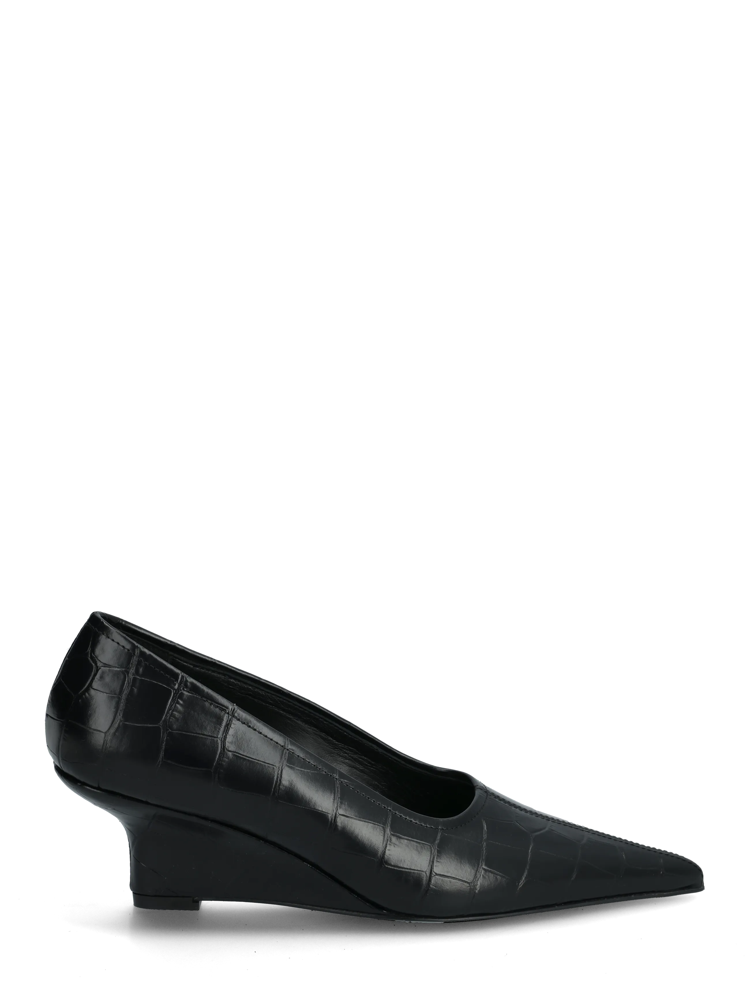 Sharp Wedge Leather Pumps 2