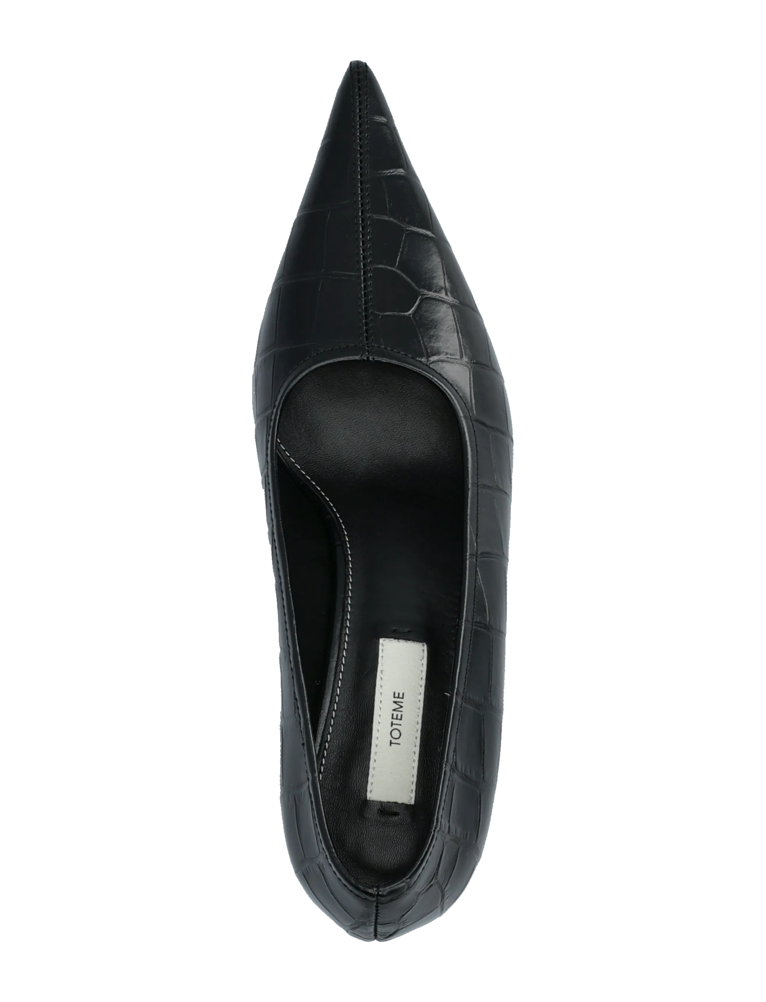 Sharp Wedge Leather Pumps 4