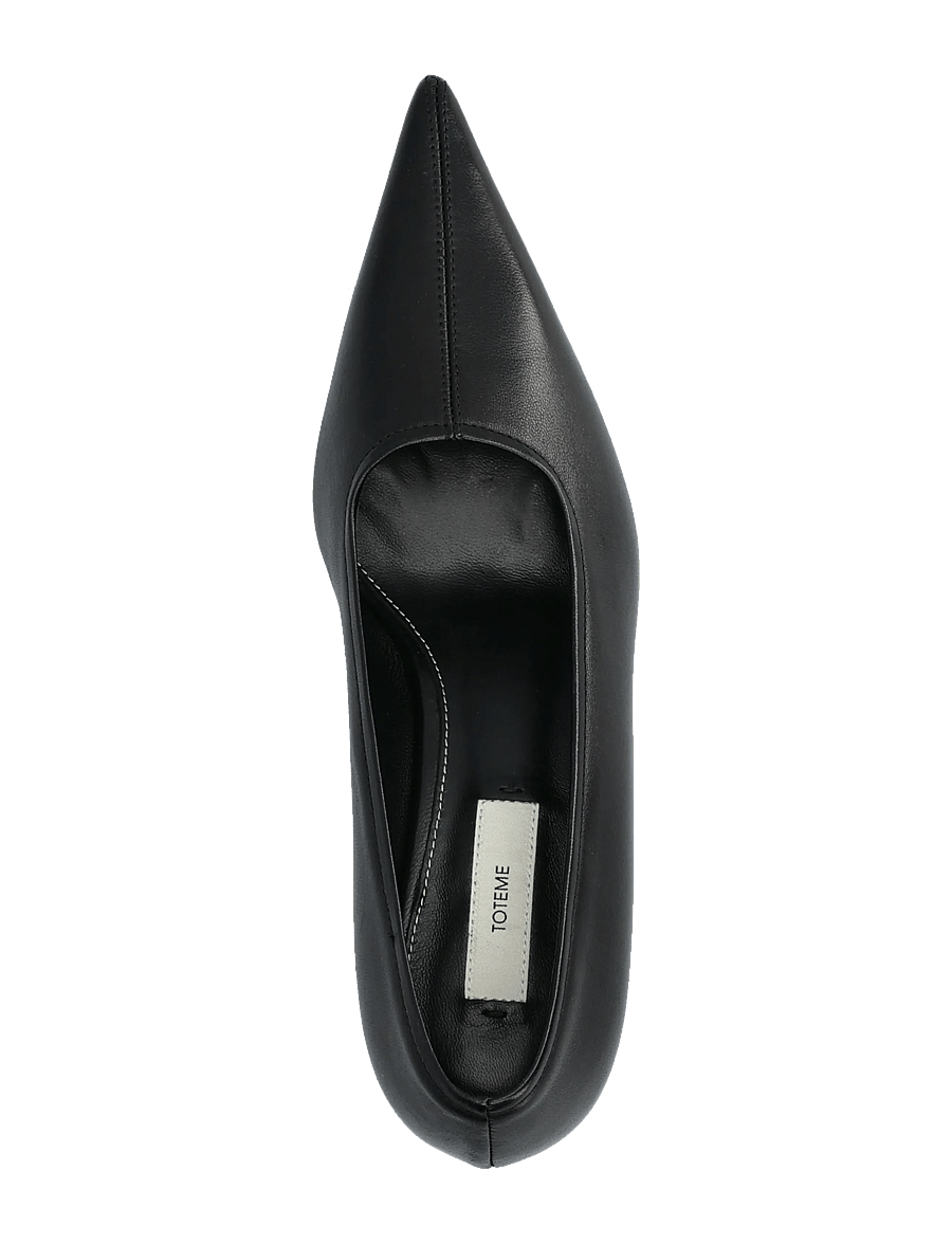 TOTEME - Sharp Wedge leather pumps - pumps - black - 3