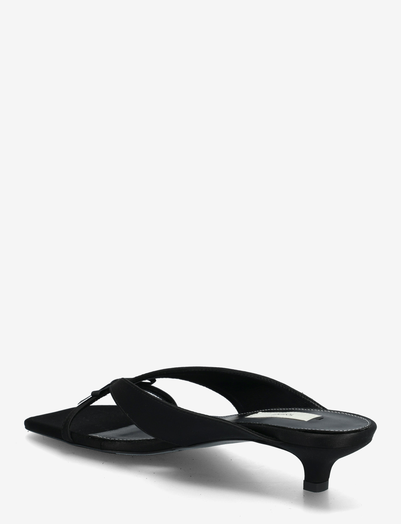 TOTEME - 35mm Bow Satin Sandals - augstpapēžu sandales - brown - 2