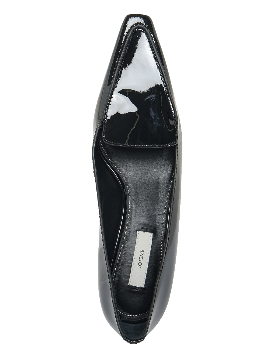 TOTEME - Patent Loafer Pumps - pumps - black - 3