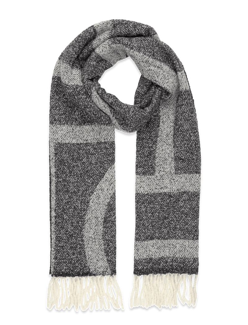 TOTEME - Monogram Jacquard Wool Scarf - winter scarves - multicolored - 0