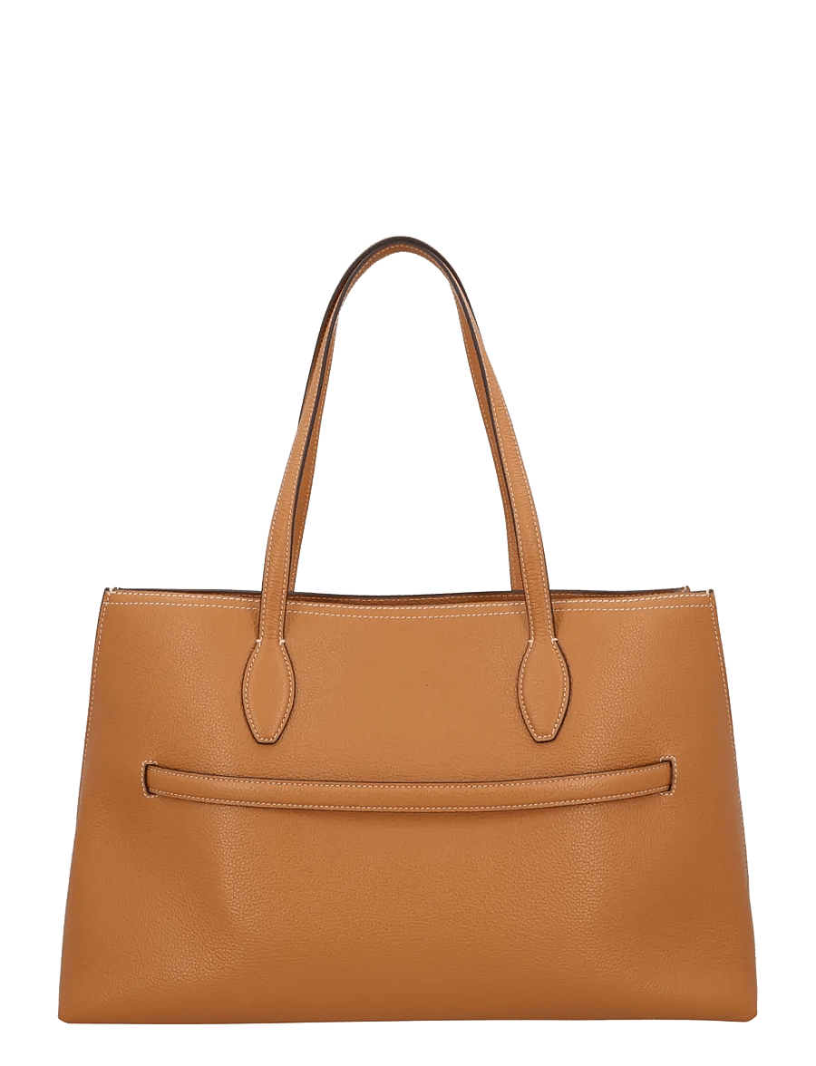 TOTEME - Lounge Belted Tote Bag - shoppere - brown - 1
