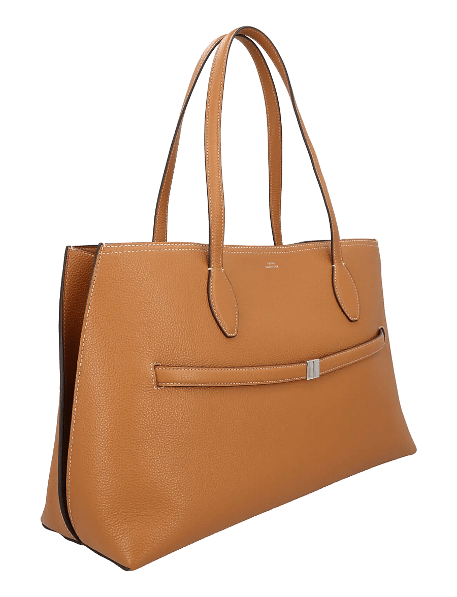 TOTEME - Lounge Belted Tote Bag - shoppere - brown - 2