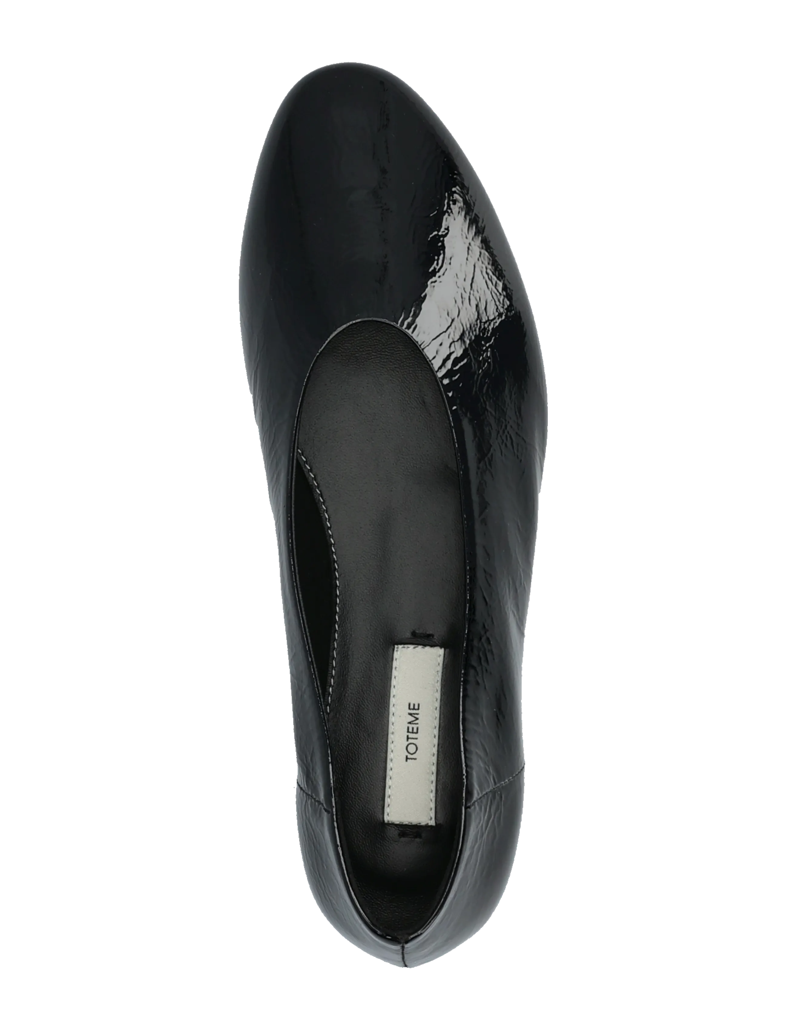 TOTEME - Slip Naplack Ballerina Flats - ypatingos progos - black - 3